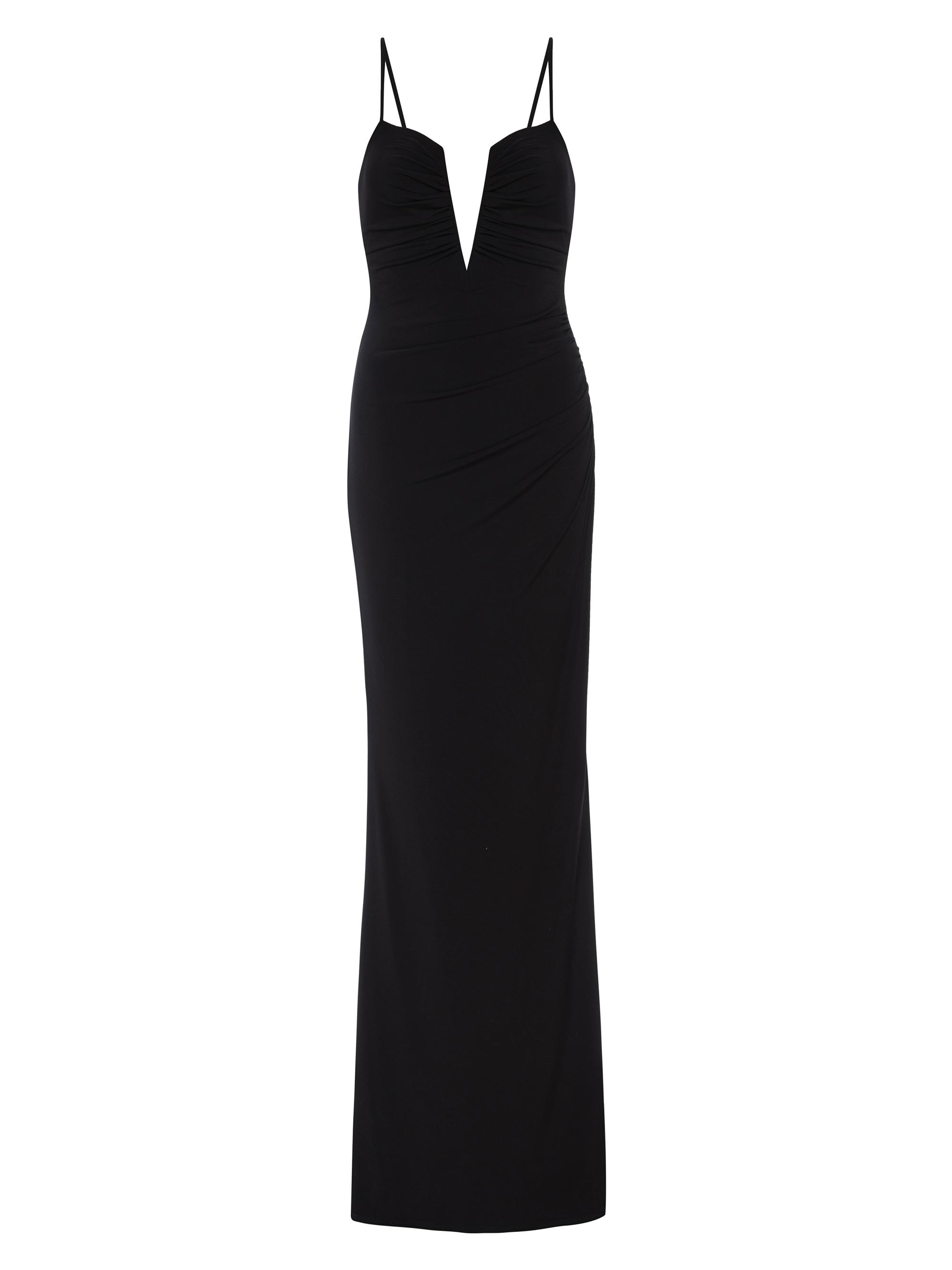 Katie May Women's Erykah Shirred Body-Con Gown - Black