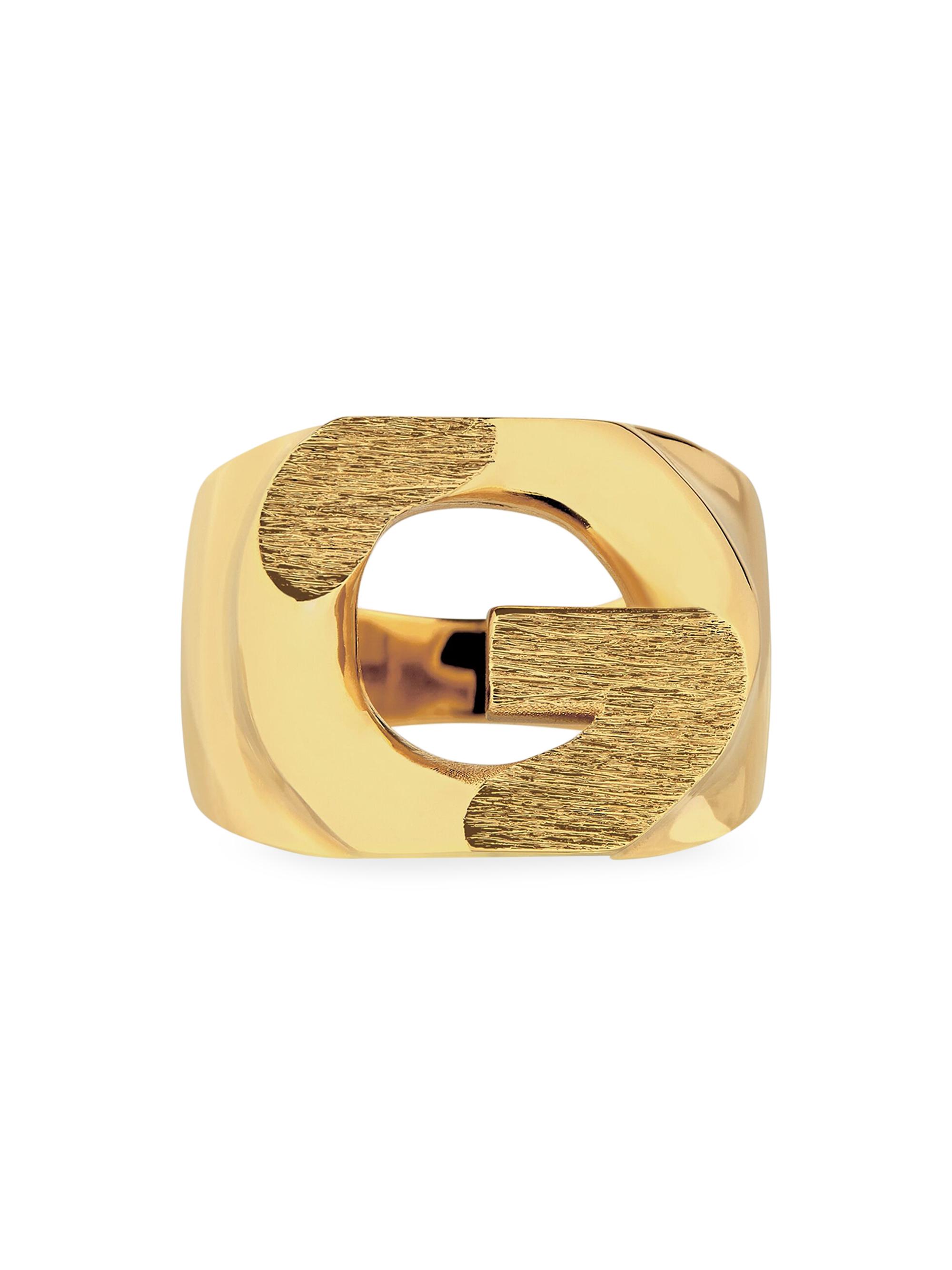 Givenchy Women's G Chain Ring In Metal - Golden Yellow