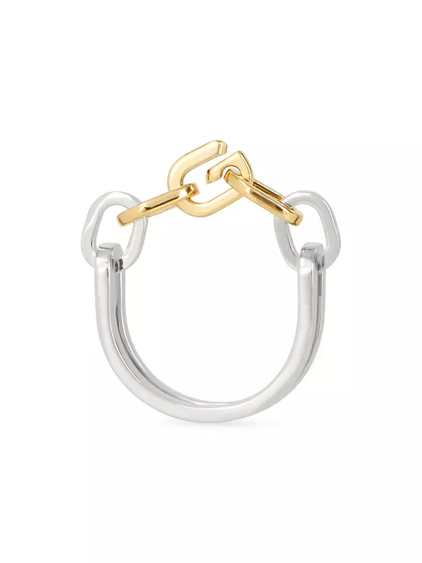 Shop Givenchy G Link Two Tone Ring | Saks Fifth Avenue