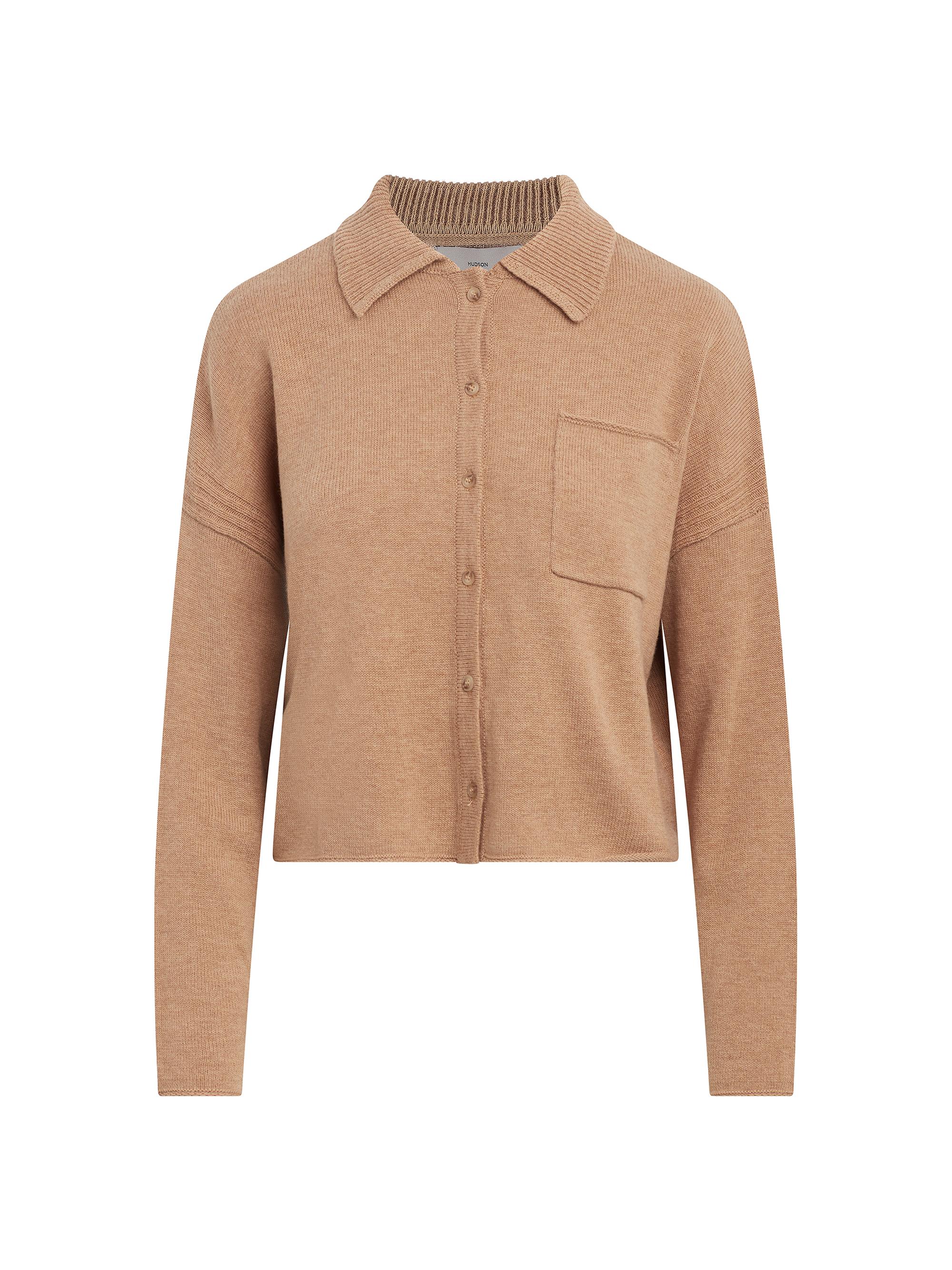 Hudson Jeans Women's Wool-Blend Cardigan - Camel
