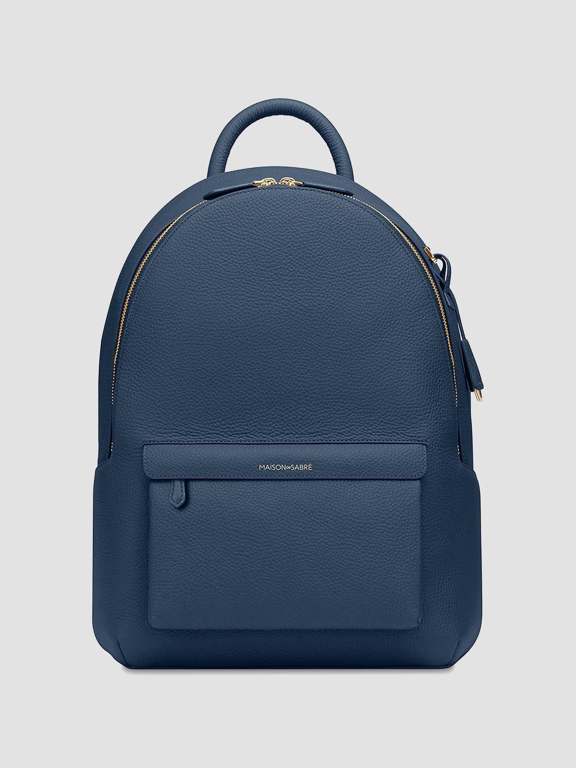 MZ Wallace LARGE Nylon Backpack Leather Trim Blue Many Pockets Travel School 1275X2289_mallard_metro_backpa  main image 2