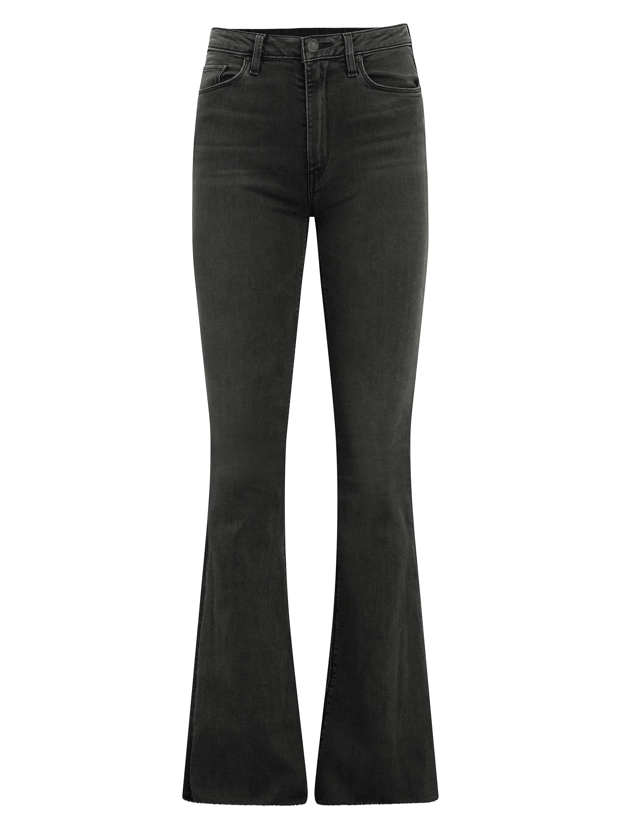 Hudson Jeans Women's Holly High-Rise Flare Jeans - Washed Black