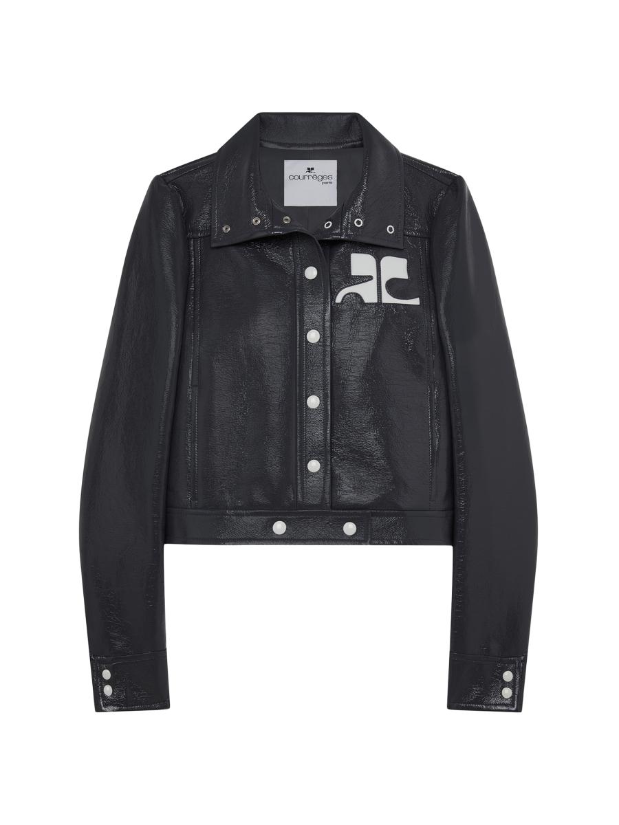【関税&送料込】Courreges Short Vinyl Down Jacket CROPPED VINYL PUFFER JACKET - courrèges