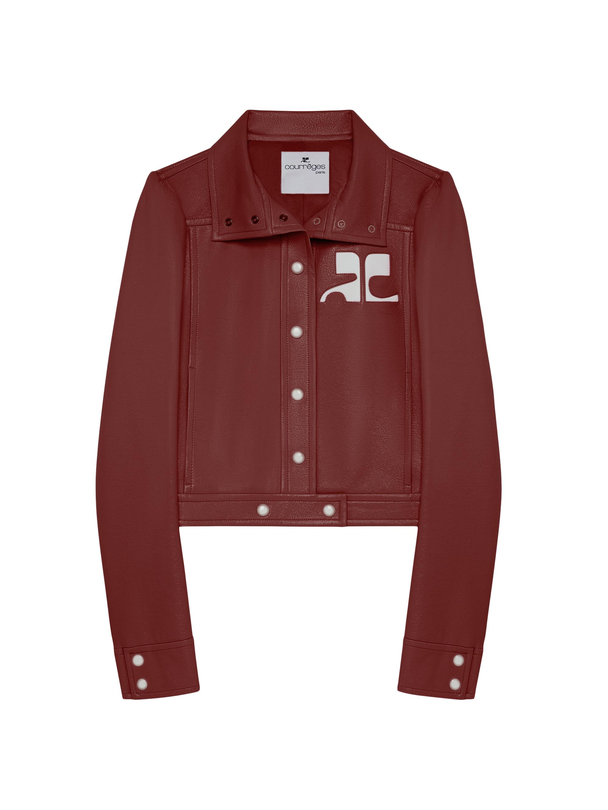 Courreges Women's Reedition Vinyl Jacket - Red