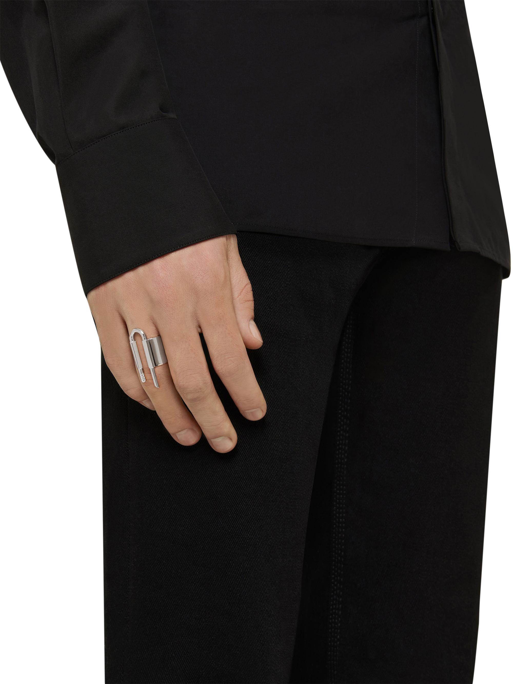 Givenchy U Lock Ring In Metal | Saks Fifth Avenue