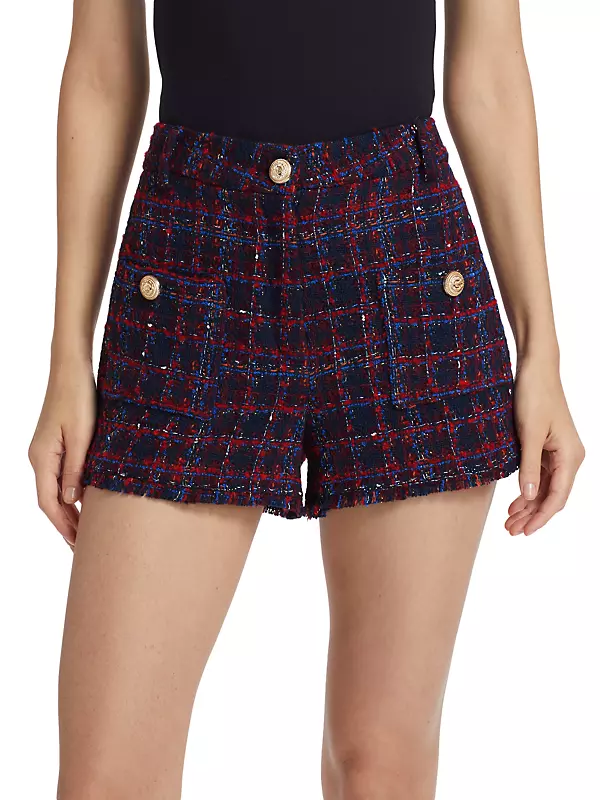 Shop Generation Love Landon Cotton-Blend Tweed Shorts | Saks Fifth 