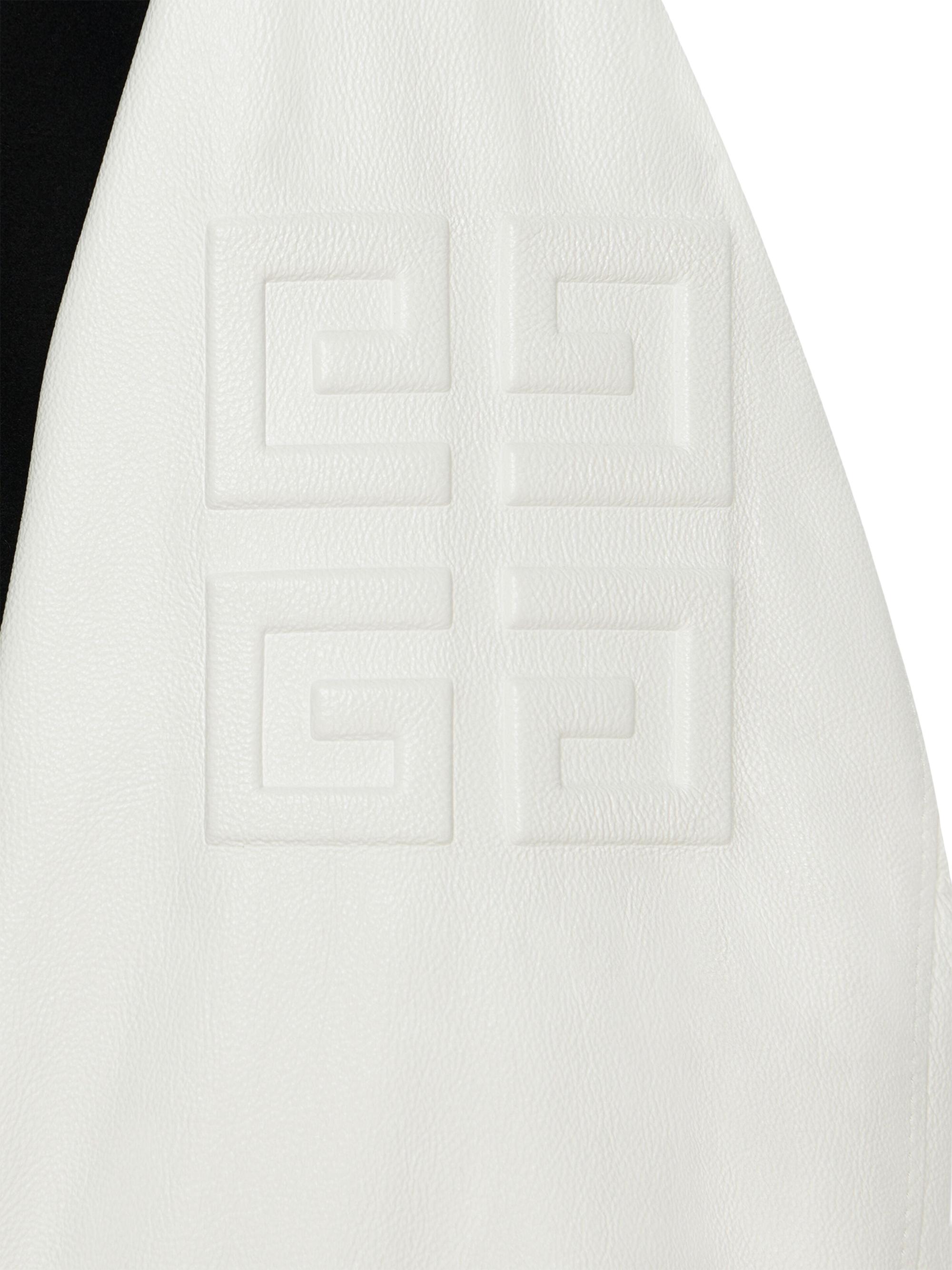 Givenchy Cropped Varsity Jacket In Wool And Leather | Saks Fifth