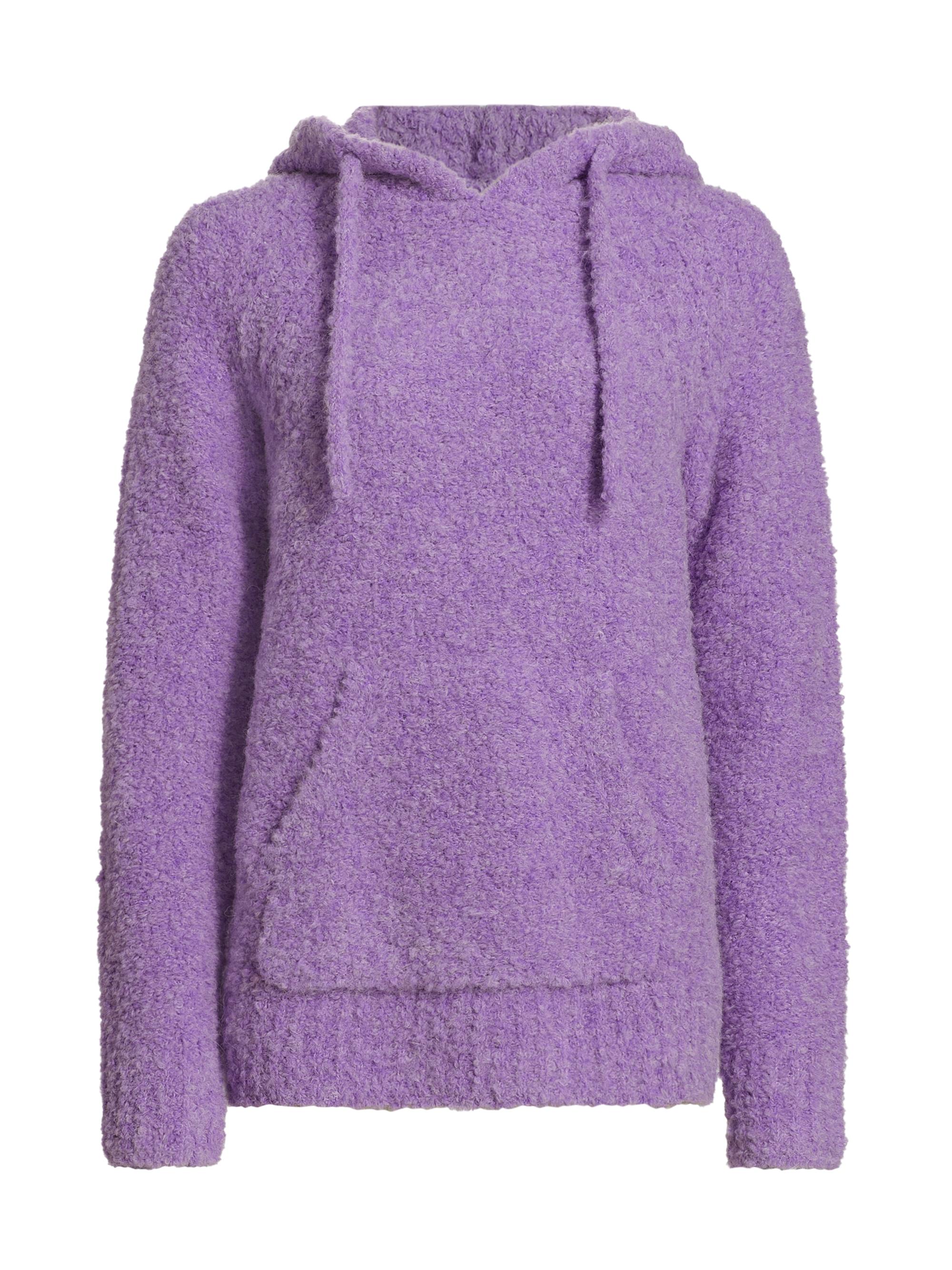 ATM Anthony Thomas Melillo Women's Alpaca-Blend Hoodie - French Violet