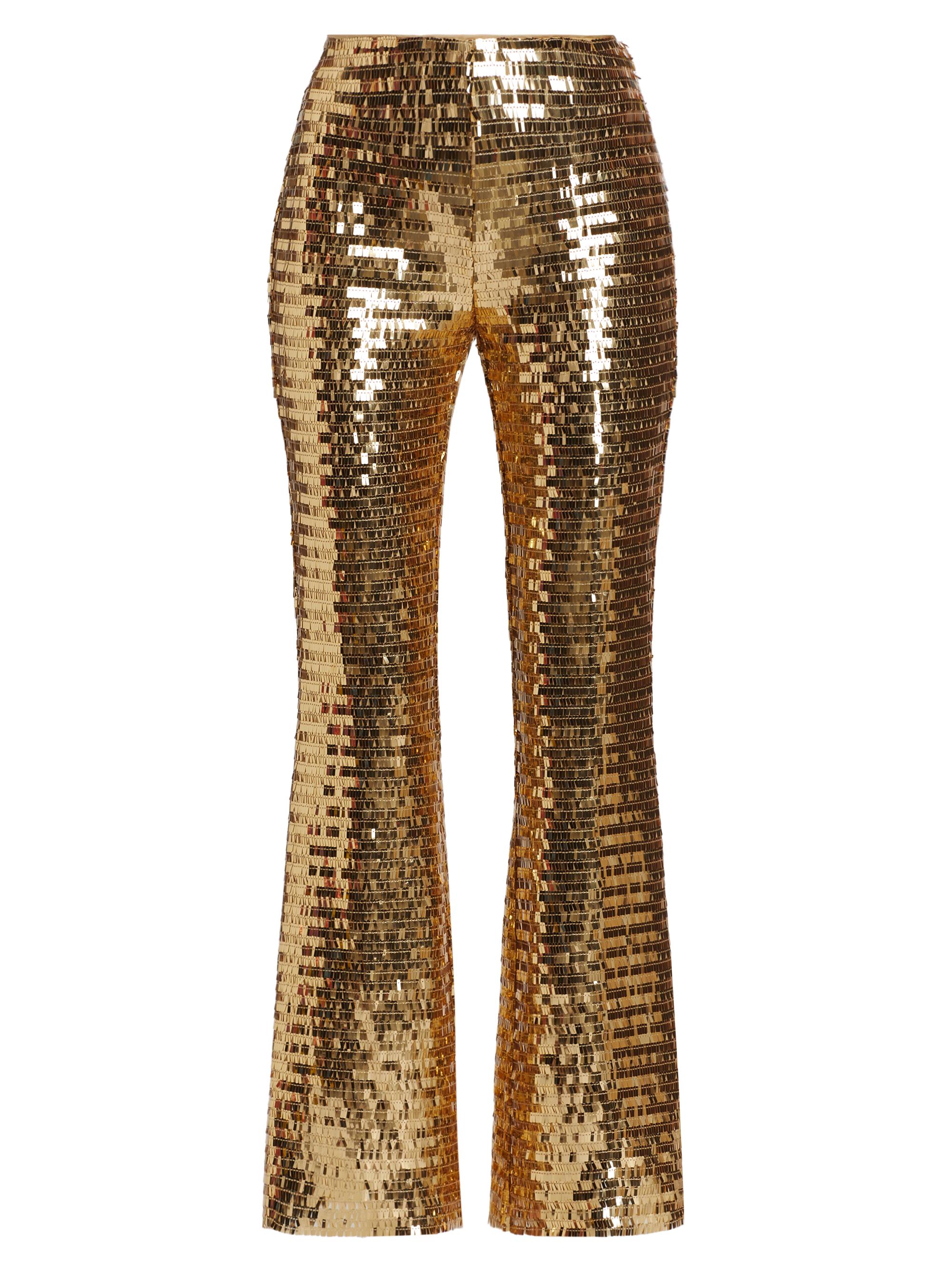 Simon Miller Women's Robo Sequin Mesh Pants - Star Gold