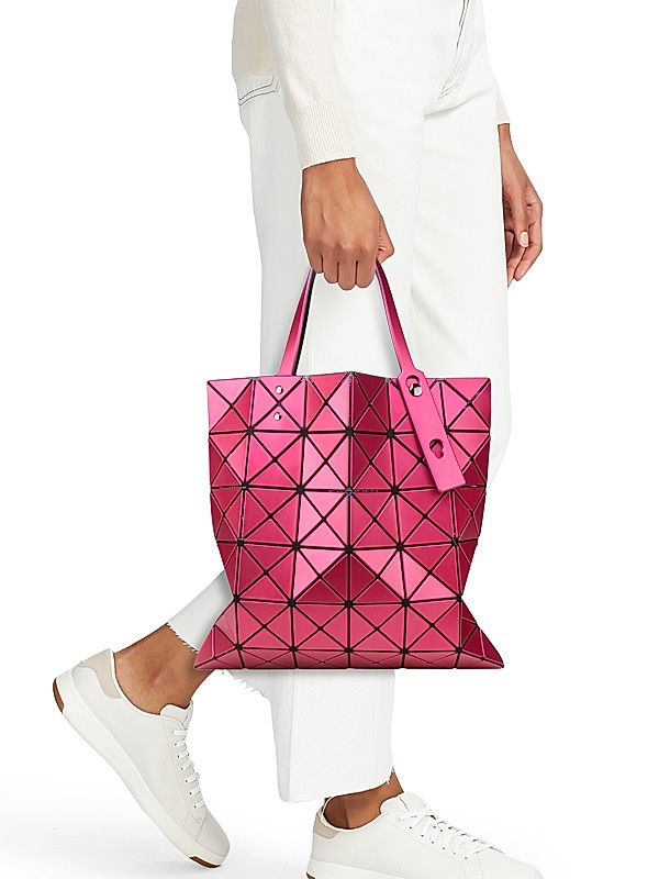 Shop Bao Bao Issey Miyake Lucent Metallic Tote Bag | Saks Shop Bao Bao Issey Miyake Lucent Metallic Tote Bag | Saks