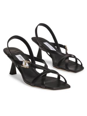 Jess metallic leather sandals