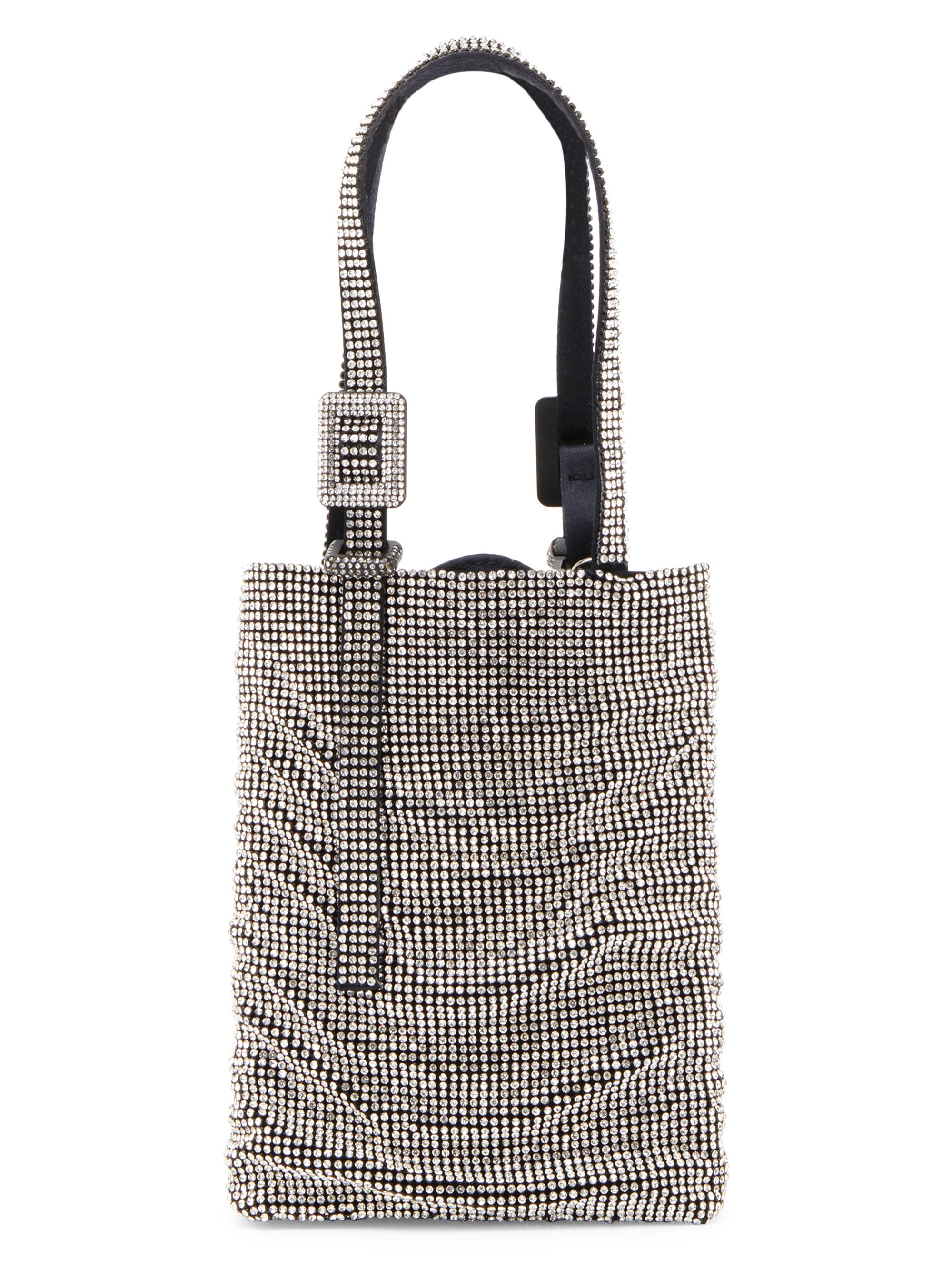 Benedetta Bruzziches Women's Una Notte A Napoli Lollo La Petite Tote Bag - White Mesh