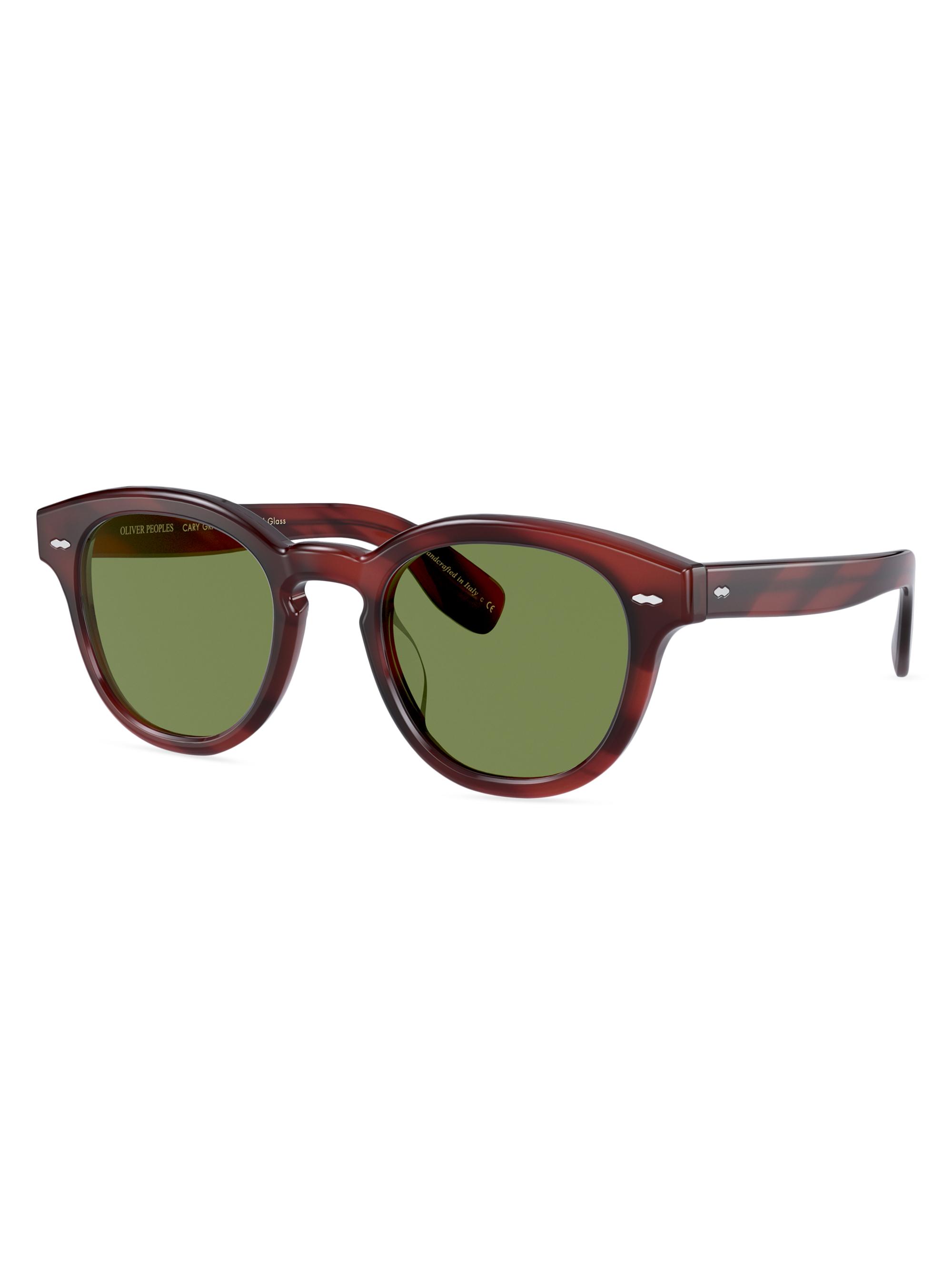 Oliver Peoples Women's Cary Grant 48MM Pantos Sunglasses - Burgundy