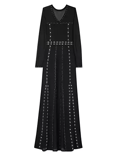 The Square Neck Bias Dress in Black – BRANDON MAXWELL