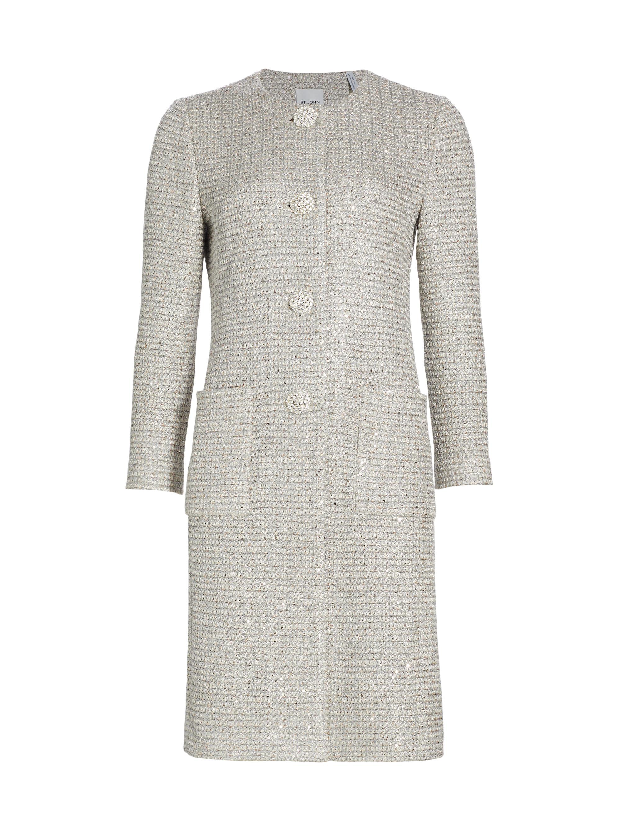St. John Evening Sequin Copper Knit Jacket | Saks Fifth Avenue
