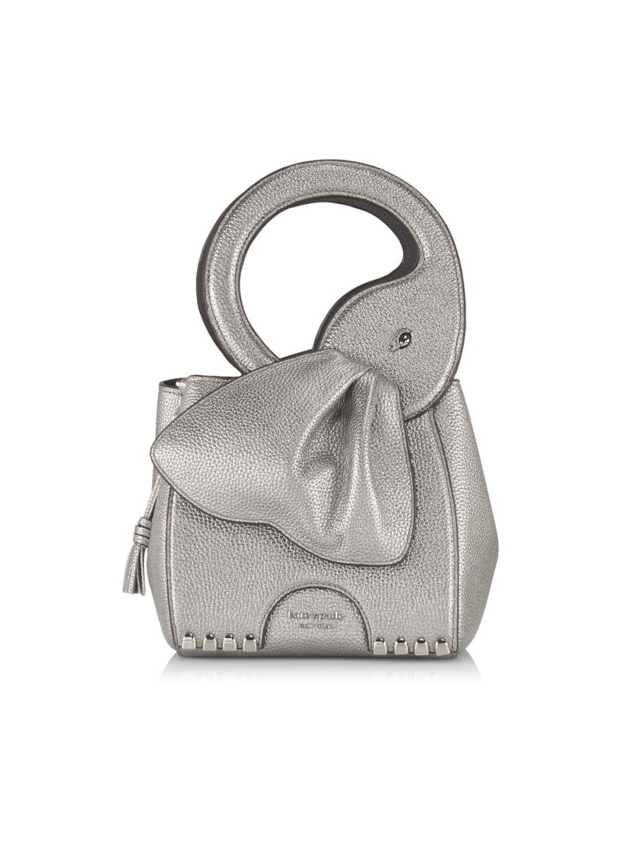 kate spade new york Ellie Metallic Leather Elephant Top