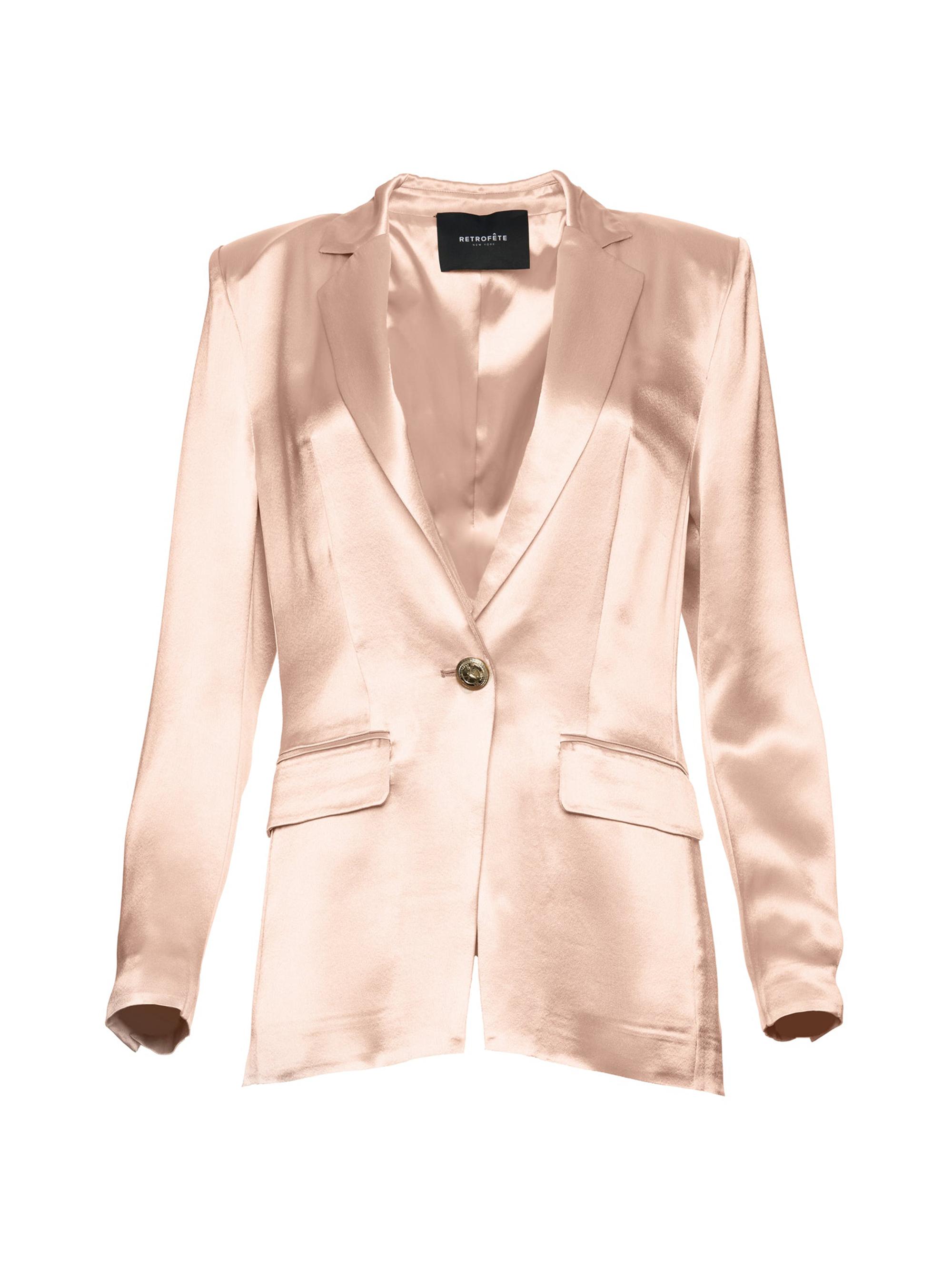 Retrofête Women's Leo Blazer - Dusty Peach