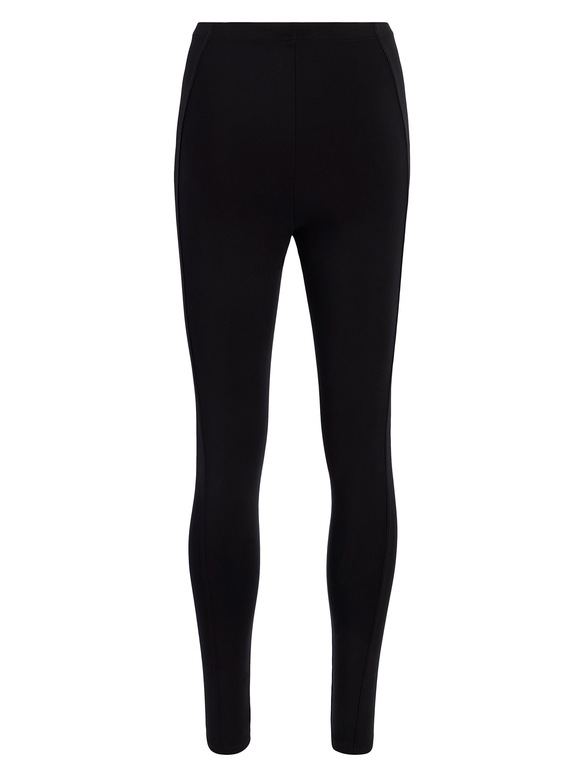 Another Tomorrow Women's Seamed Leggings - Black