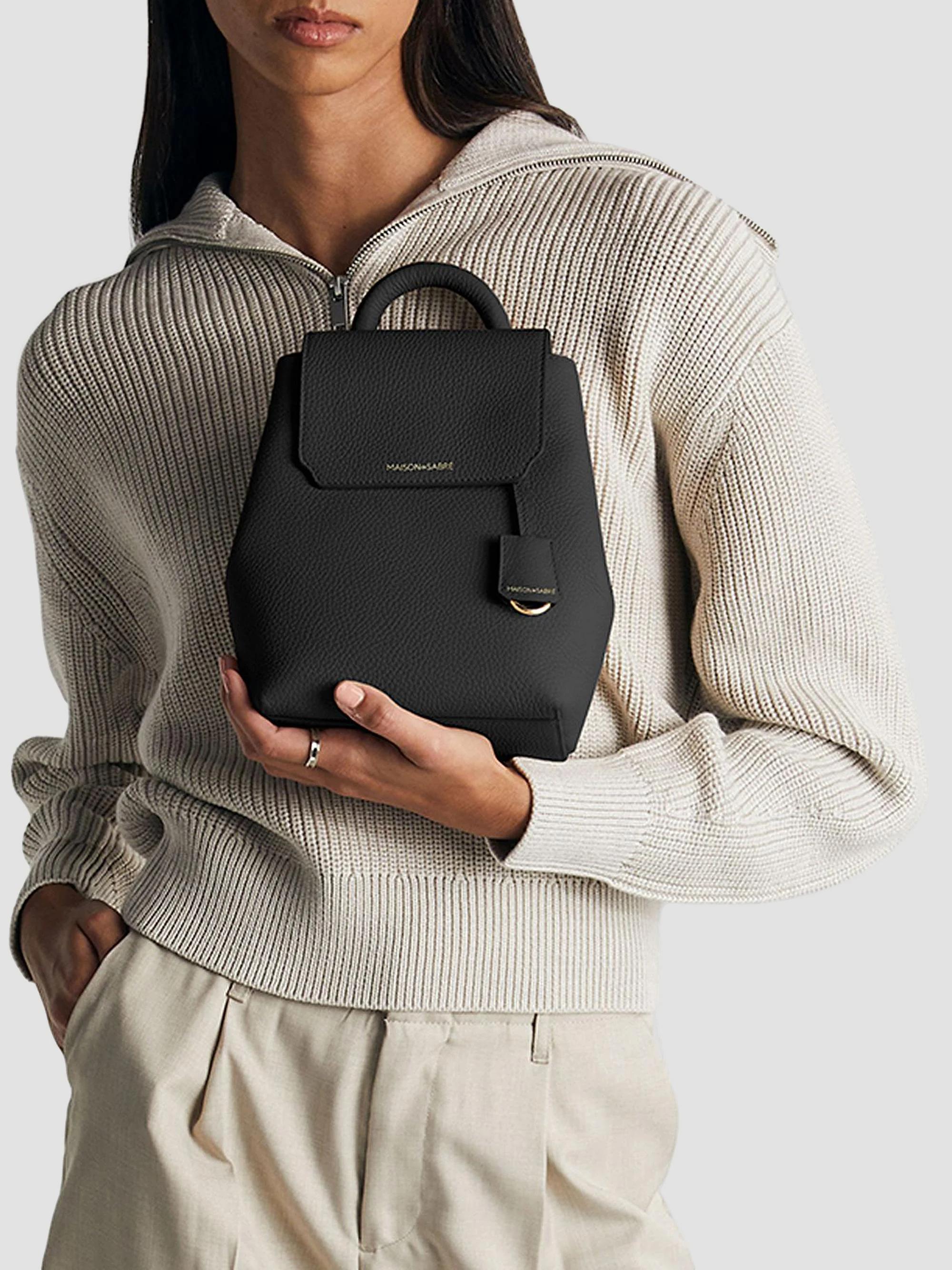 Maison de Sabre Mini Soft Leather Backpack | Saks Fifth Avenue display picture 3