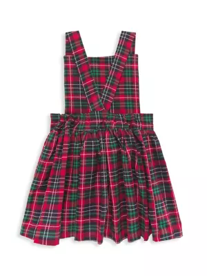 Shop Worthy Threads Baby Girl's u0026 Little Girl's Holiday Tartan Plaid  Pinafore Dress | Saks Fifth Avenue