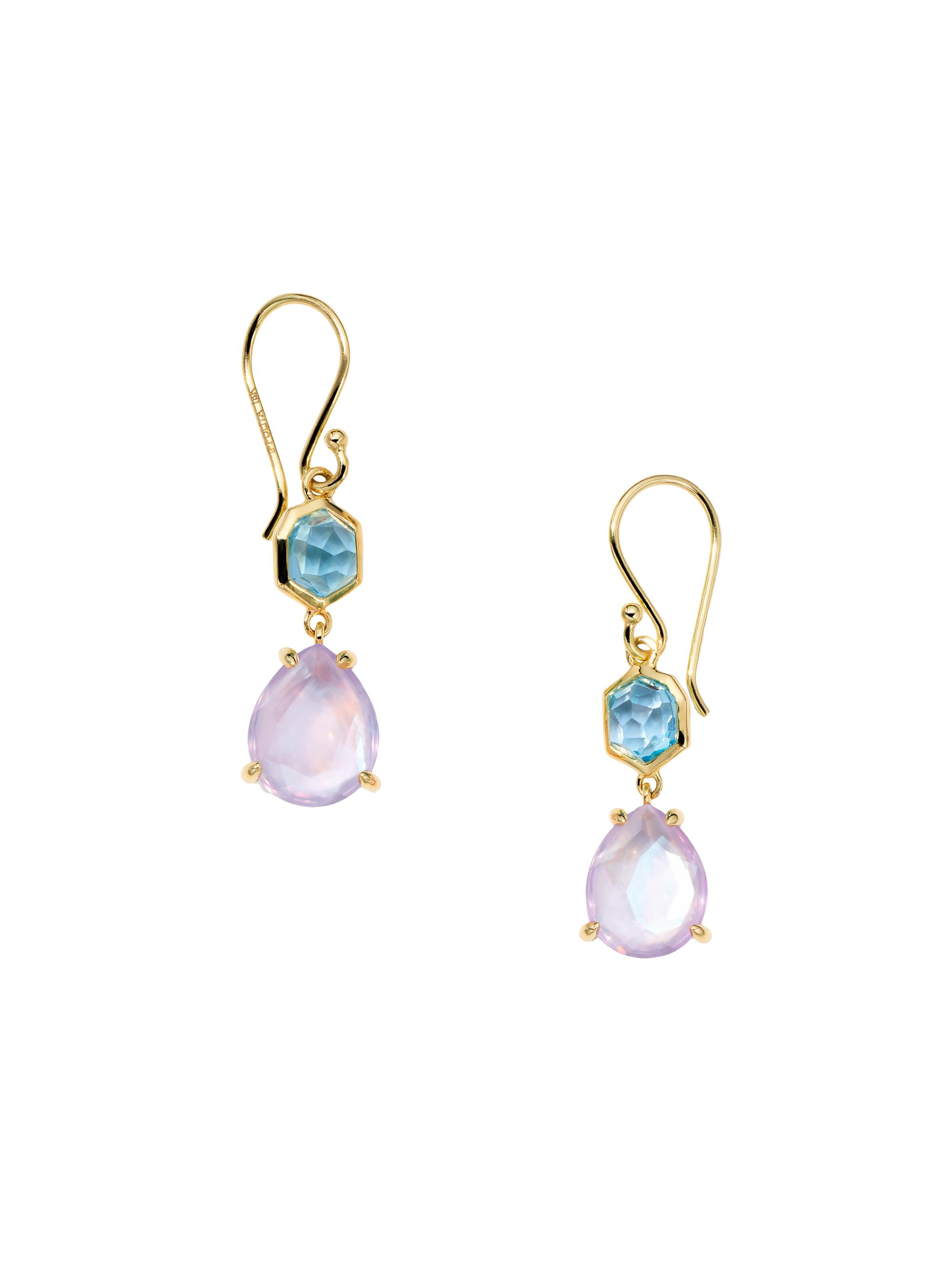 Ippolita Women's Rock Candy 18K Yellow Gold & Multi-Gemstone Double-Drop Earrings - Alpine
