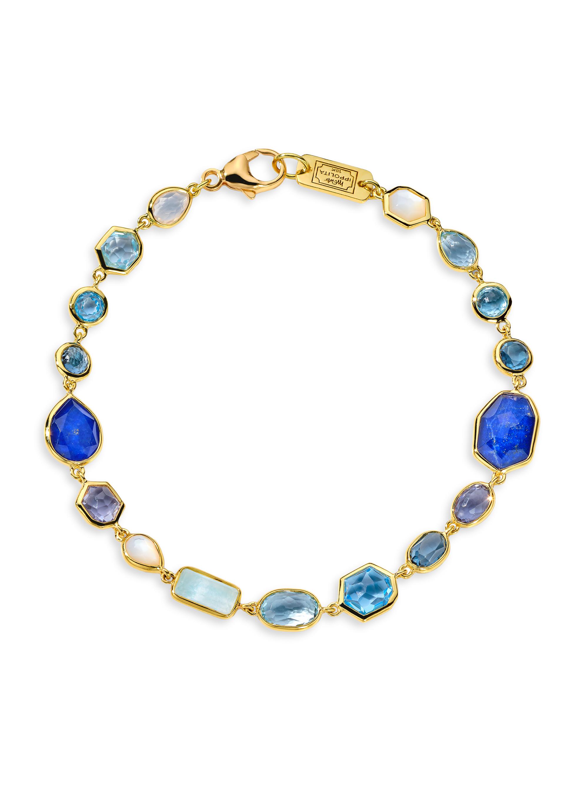 Ippolita Women's Rock Candy 18K Yellow Gold & Multi-Gemstone Bracelet - Mare