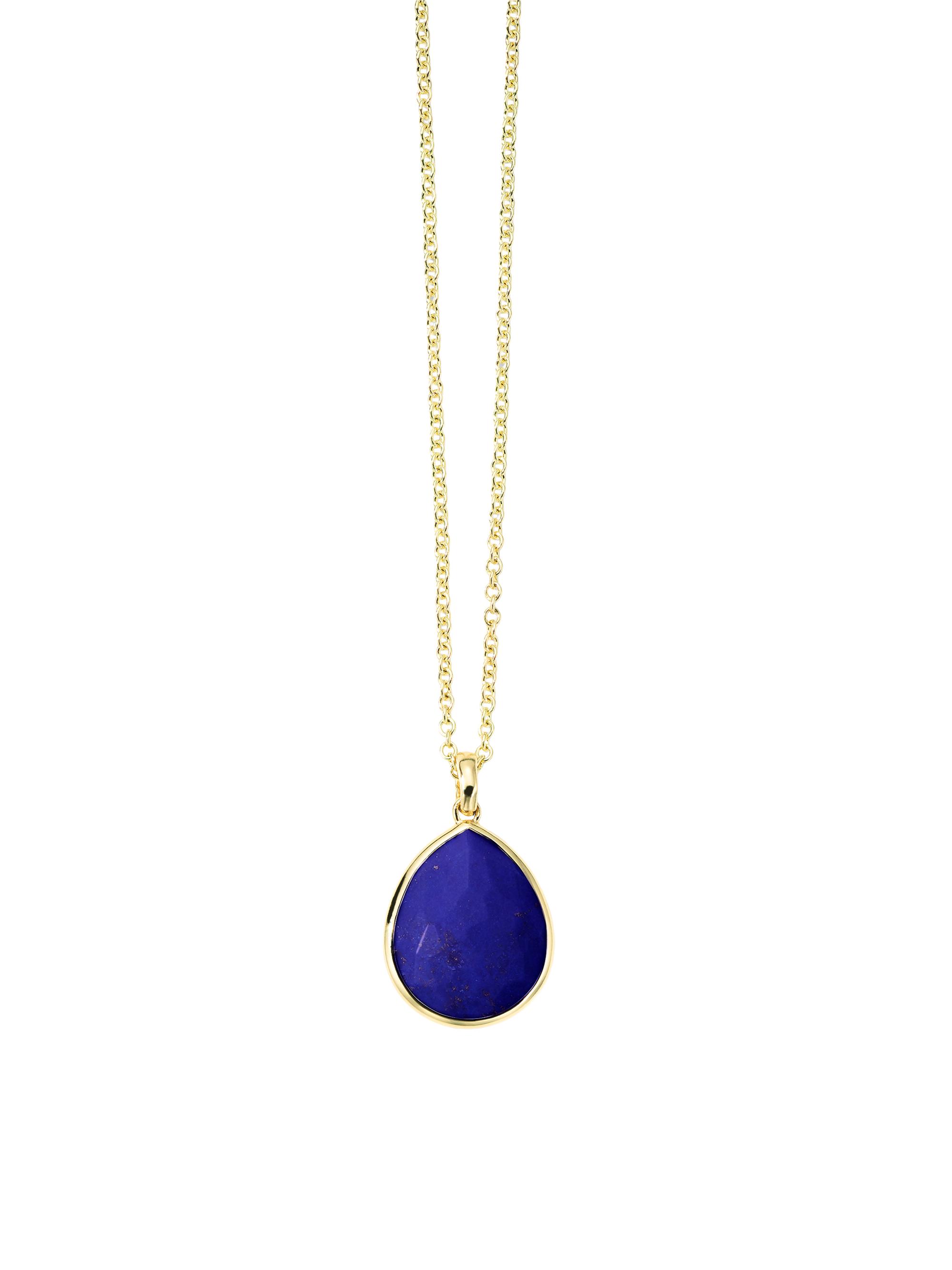 Ippolita Women's Rock Candy 18K Gold & Amethyst  Teardrop Pendant Necklace - Lapis