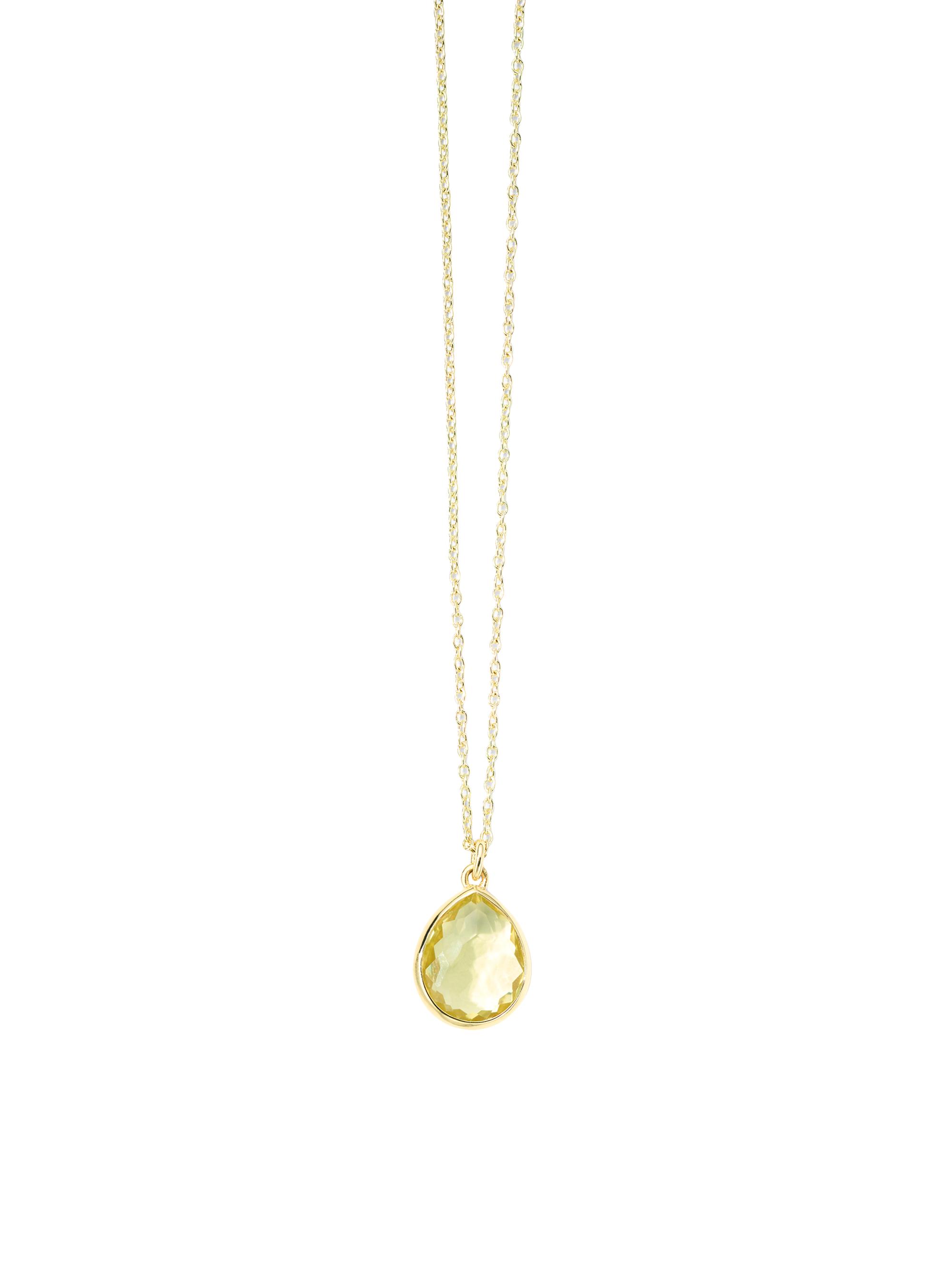 Ippolita Women's Rock Candy 18K Yellow Gold & Citrine Pendant Necklace - Alpine