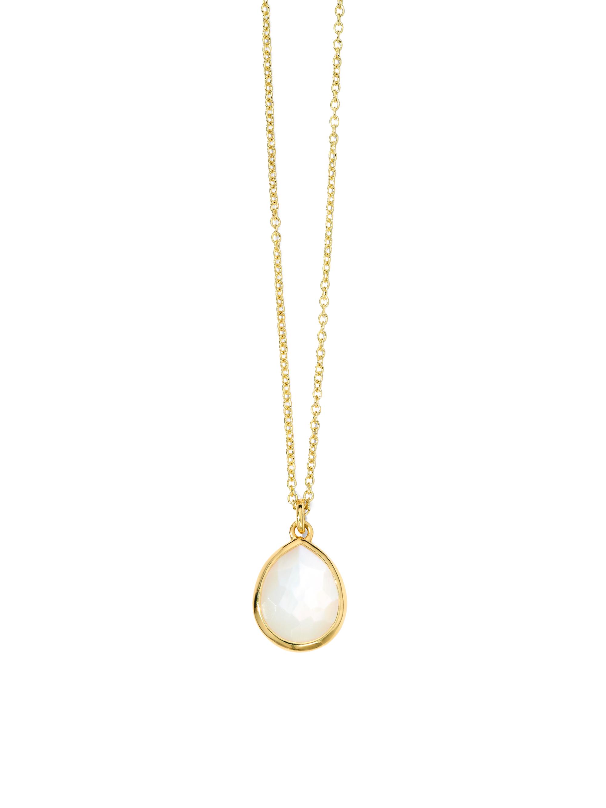 Ippolita Women's Rock Candy 18K Yellow Gold & Multi-Gemstone Mini Teardrop Pendant Necklace - Flirt