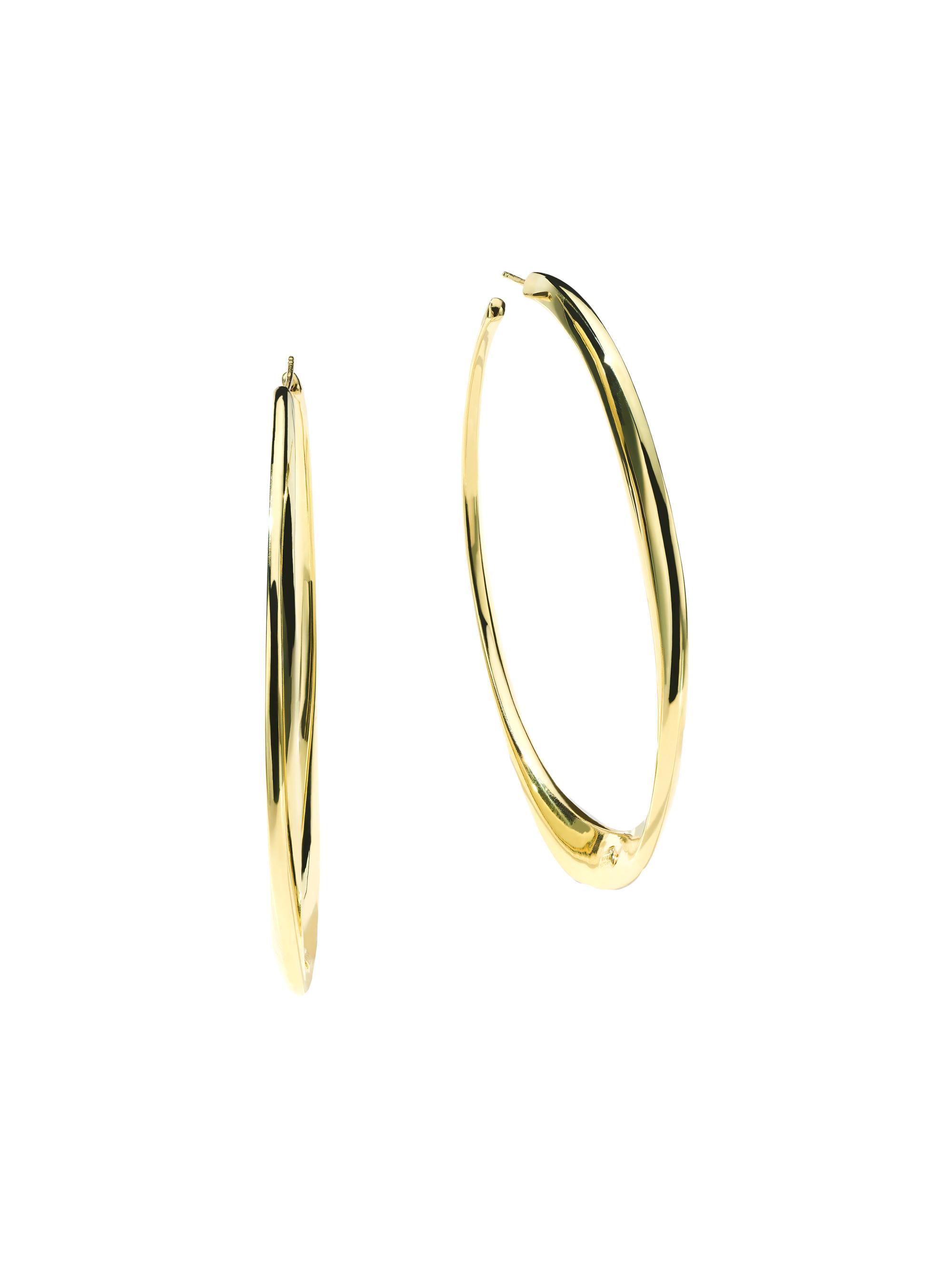 Ippolita Women's Classico E. F. 18K Gold Extra-Large Twisted Hoops - Classico