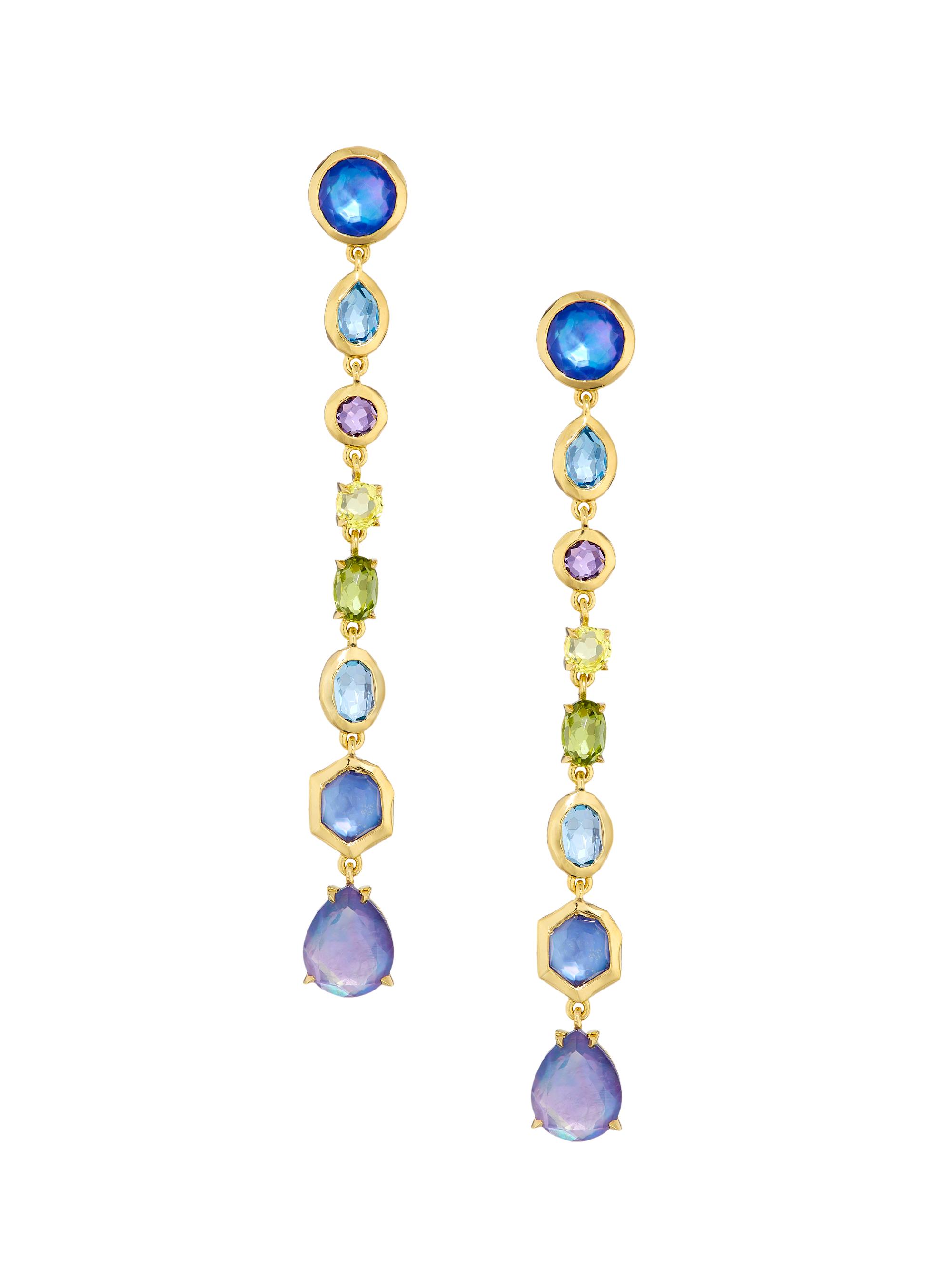 Ippolita Women's Rock Candy 18K Yellow Gold & Multi-Gemstone Drop Earrings - Alpine
