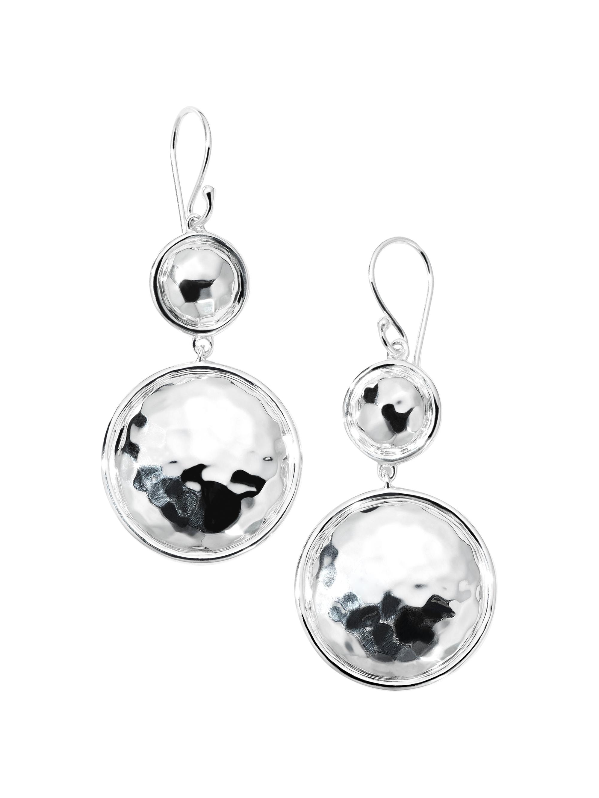 Ippolita Women's 925 Classico  Hammered Snowman Earrings - Classico