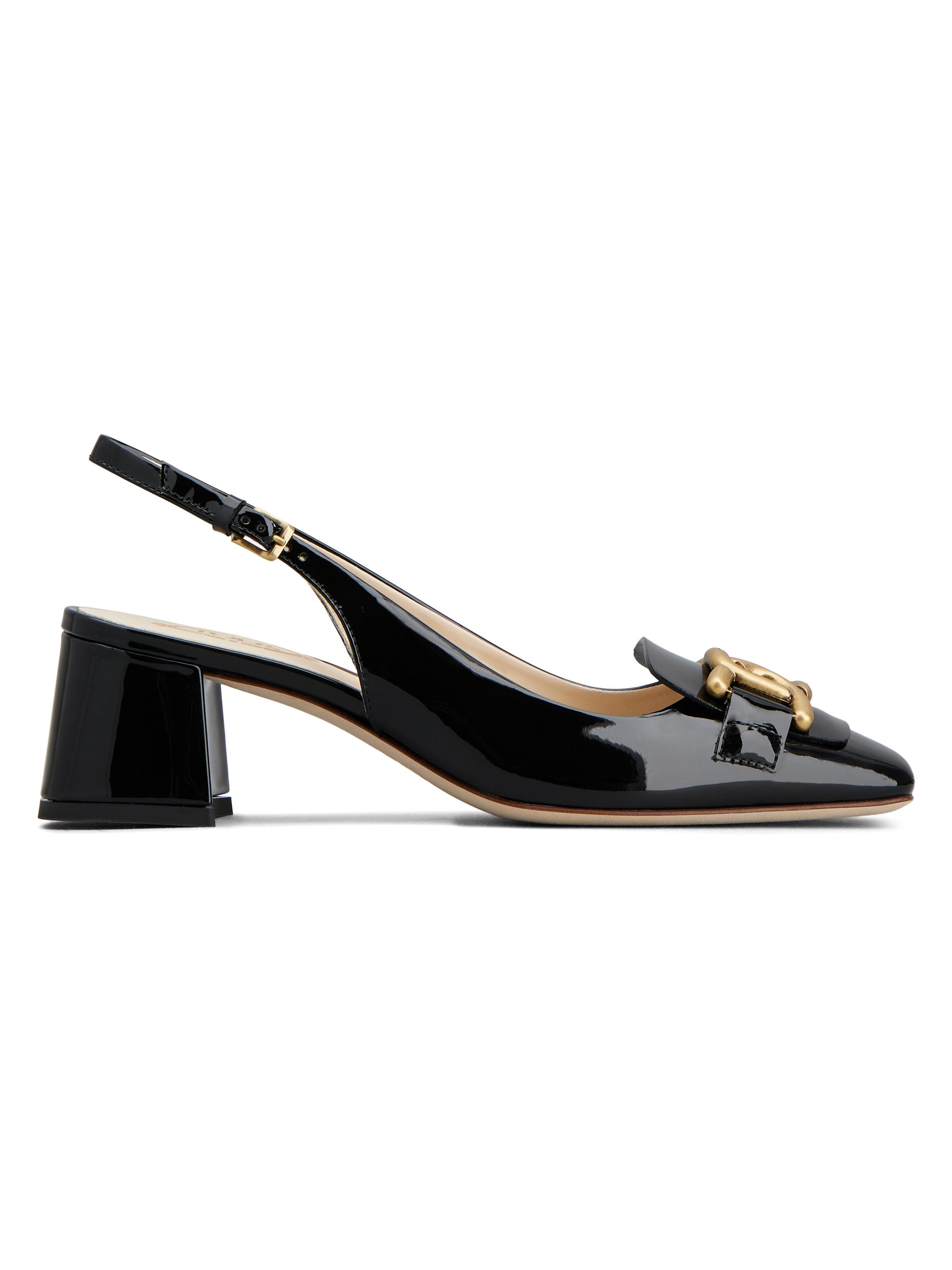 Tod's Women's Kate 50MM Logo-Embellished Patent Leather Pumps - Nero