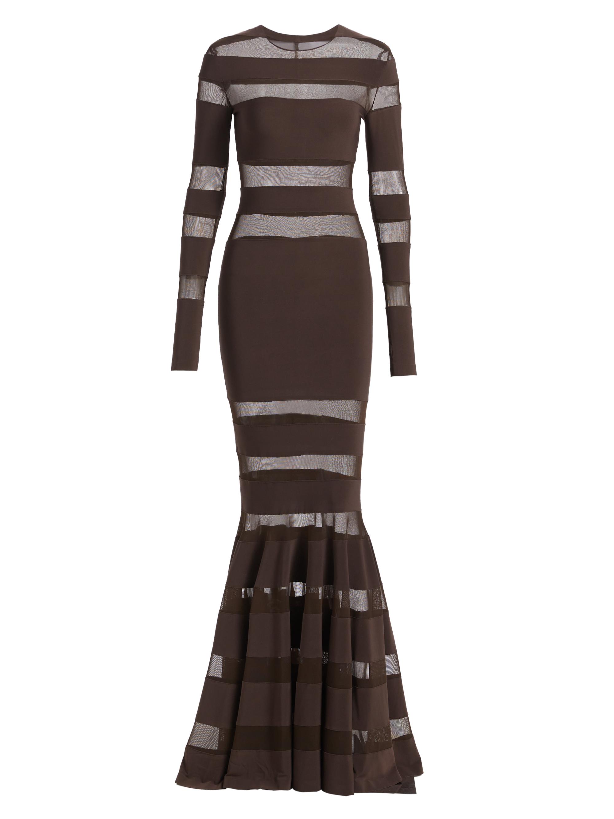 metallic open knit dress Metallic Open Knit Maxi Dress