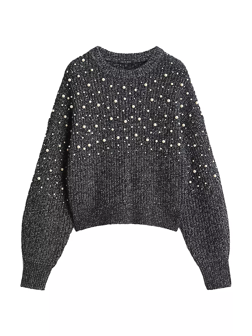 Shop rag & bone Frankie Embellished Sweater | Saks Fifth Avenue