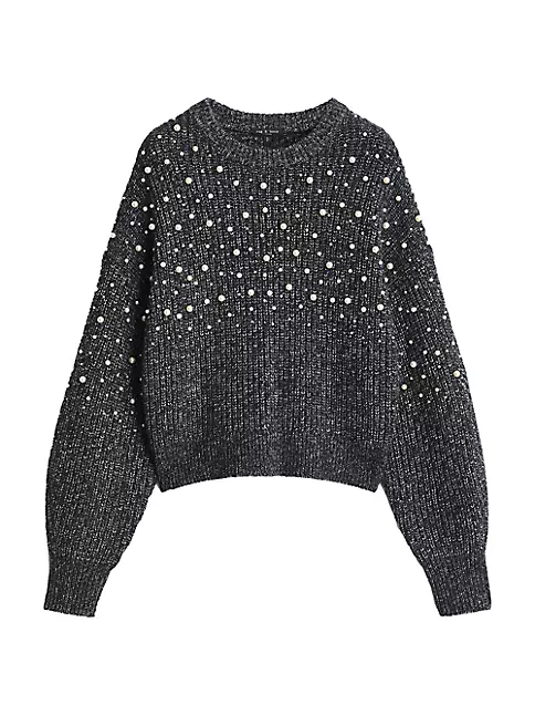 Shop rag & bone Frankie Embellished Sweater | Saks Fifth Avenue