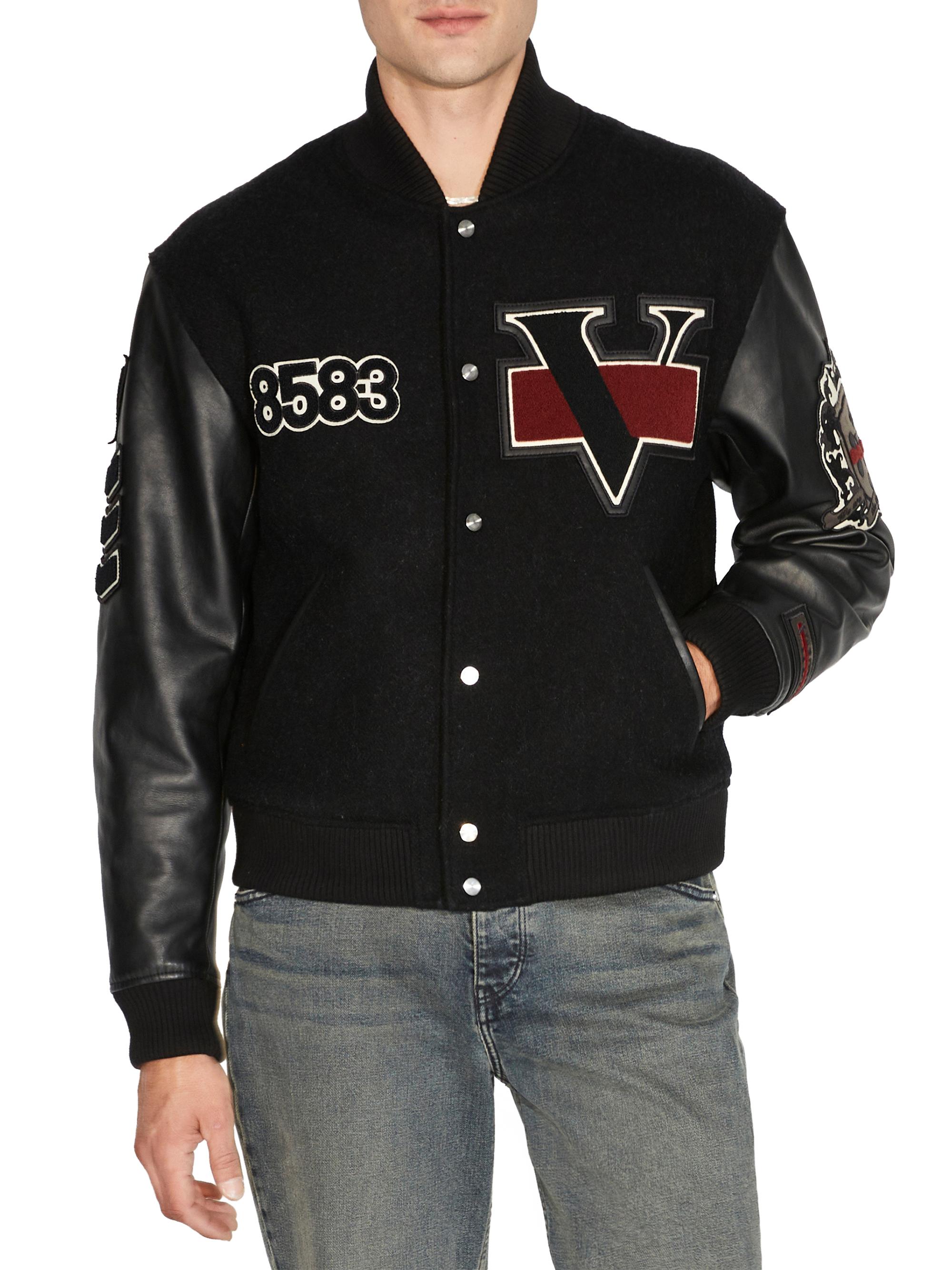 Vayder Letterman Wool-Blend Bomber Jacket | Saks Fifth Avenue