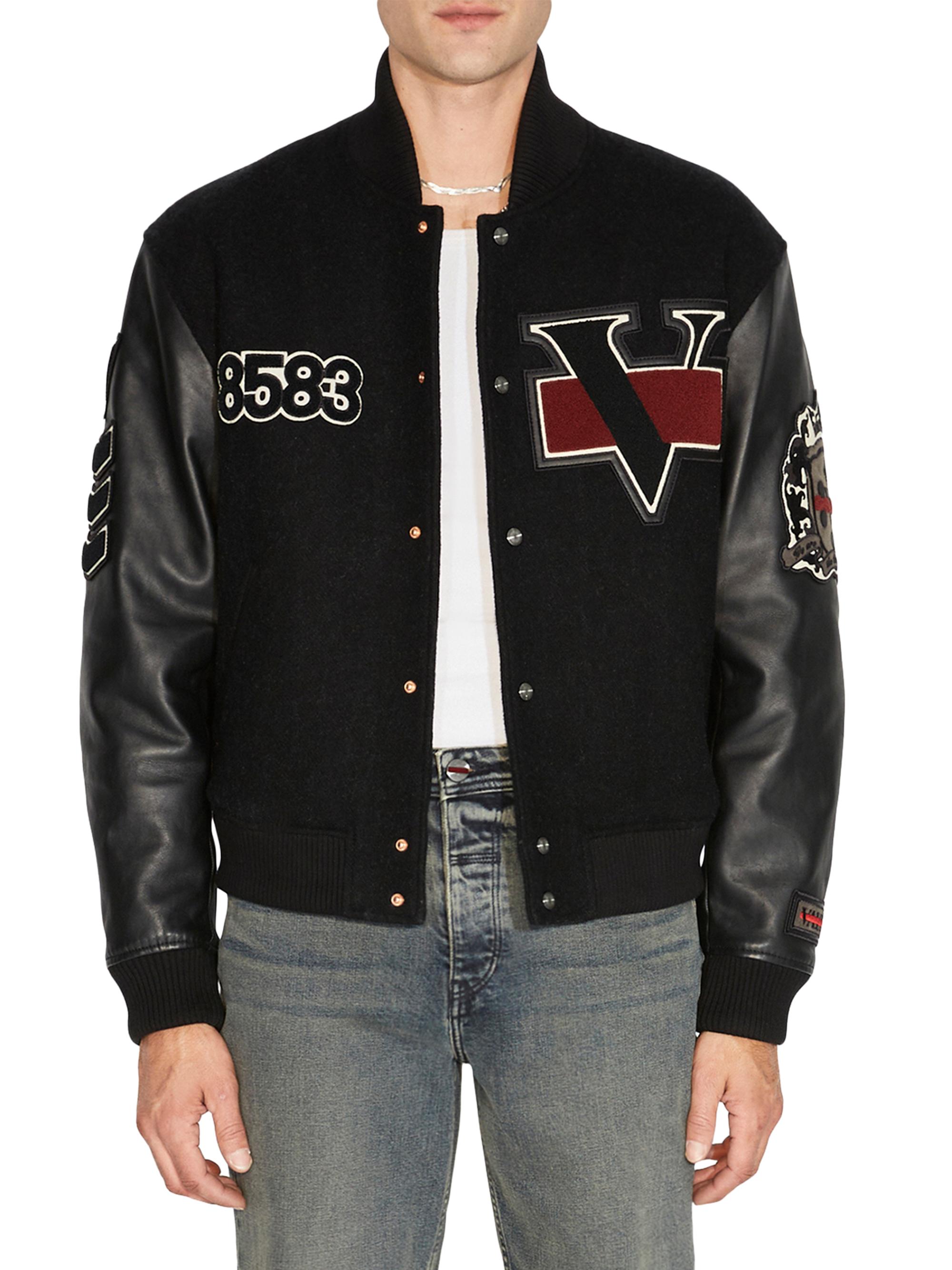 Vayder Letterman Wool-Blend Bomber Jacket | Saks Fifth Avenue