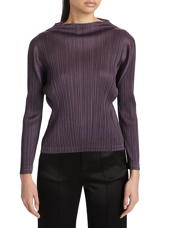 Shop Pleats Please Issey Miyake November Pleated Top | Saks Shop Pleats Please Issey Miyake November Pleated Top | Saks