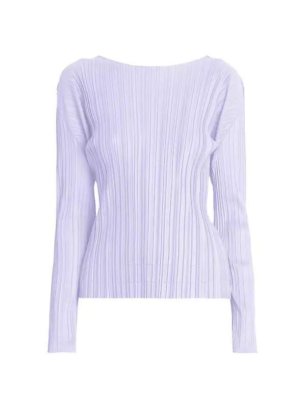 Pleats Please Issey Miyake Pleated Long Sleeve Top Pleats Please Issey Miyake Pleated Long Sleeve Top