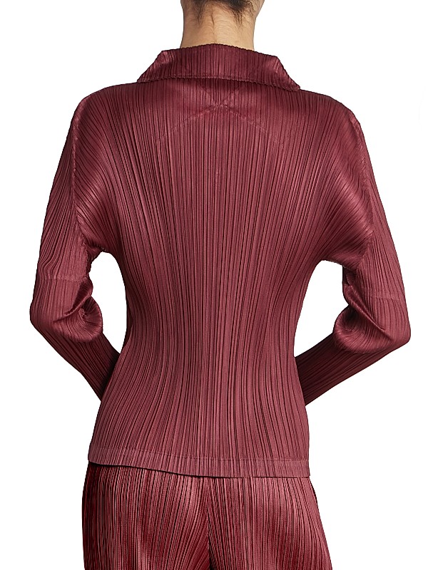 Shop Pleats Please Issey Miyake October Collared Top | Saks Shop Pleats Please Issey Miyake October Collared Top | Saks