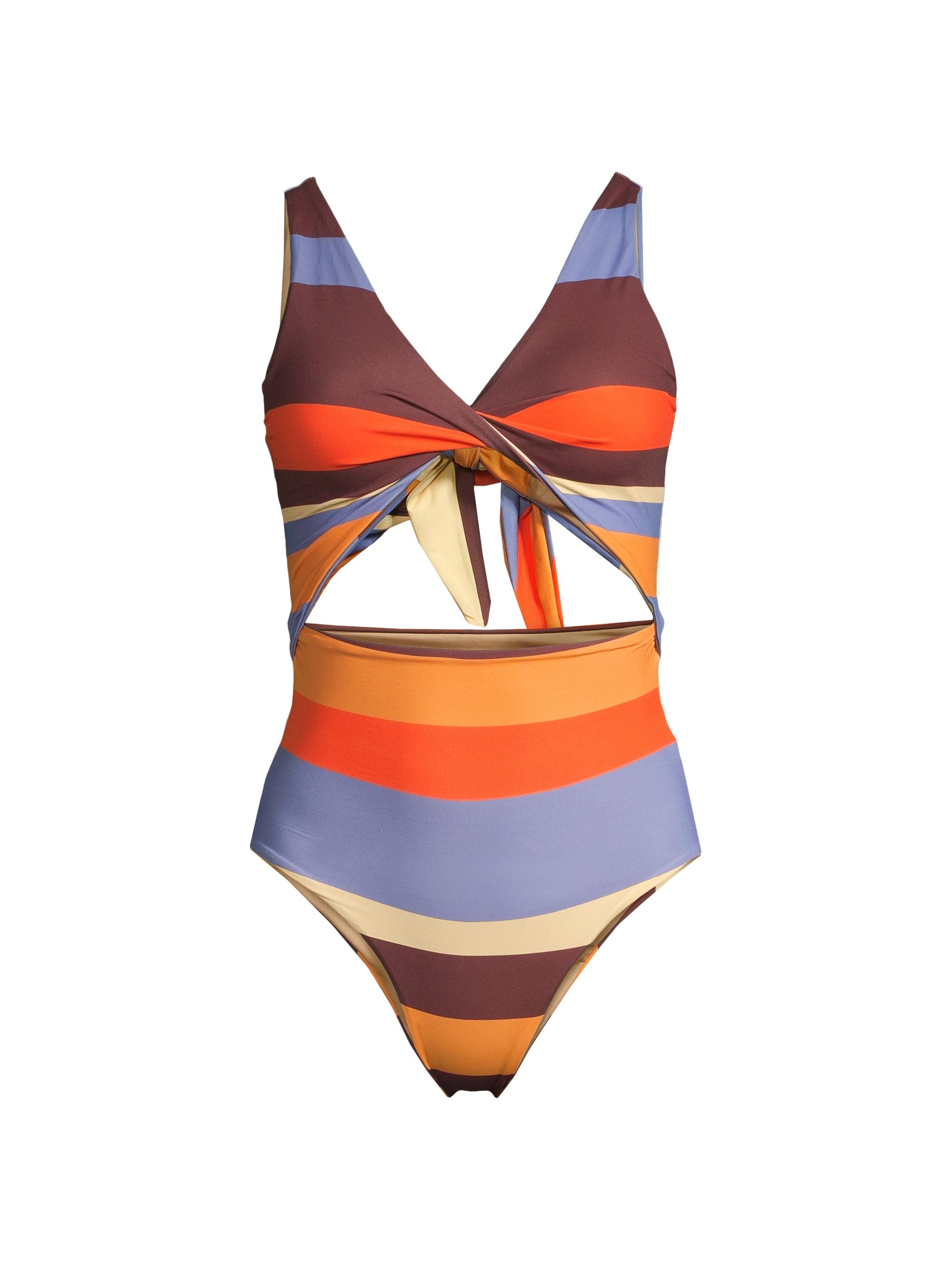 Cala de la Cruz Women's Sonne Cara Colorblocked One-Piece Swimsuit - Rise