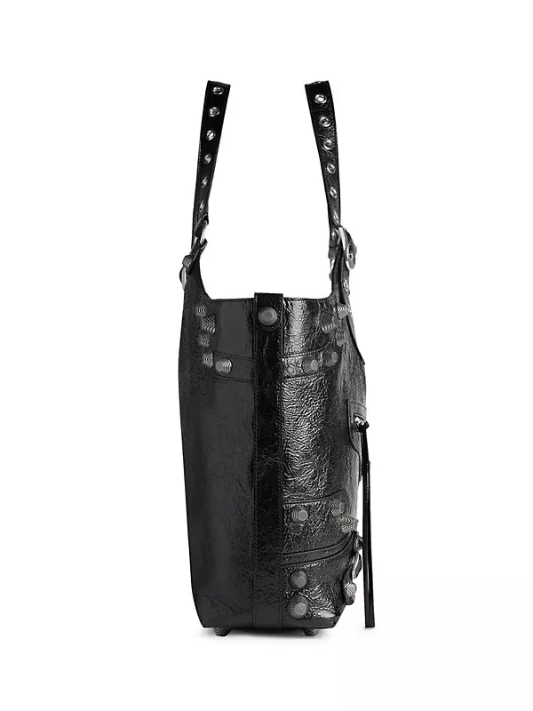 Chanel Clear Black Leather Trim Silver Large Carryall Shopper Shoulder Tote  Bag