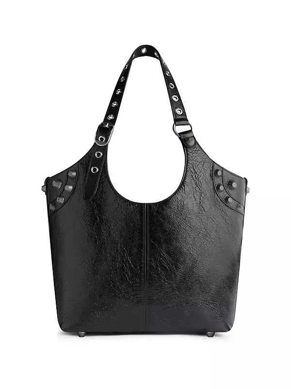 Balenciaga Le Cagole Medium Carry All Bag - Black - Women's - Lambskin