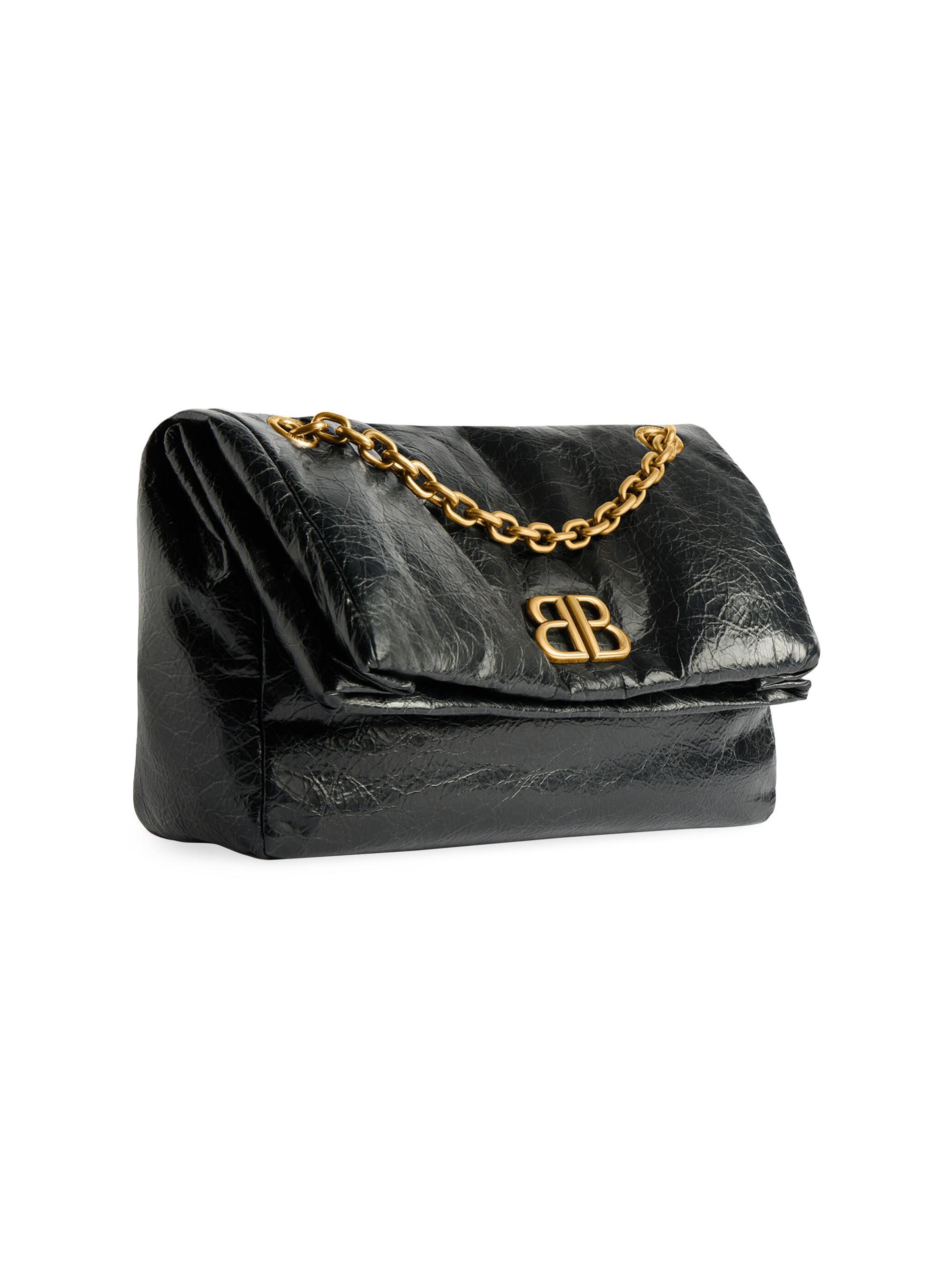 Balenciaga Monaco Small Chain Shoulder Bag | Saks Fifth Avenue