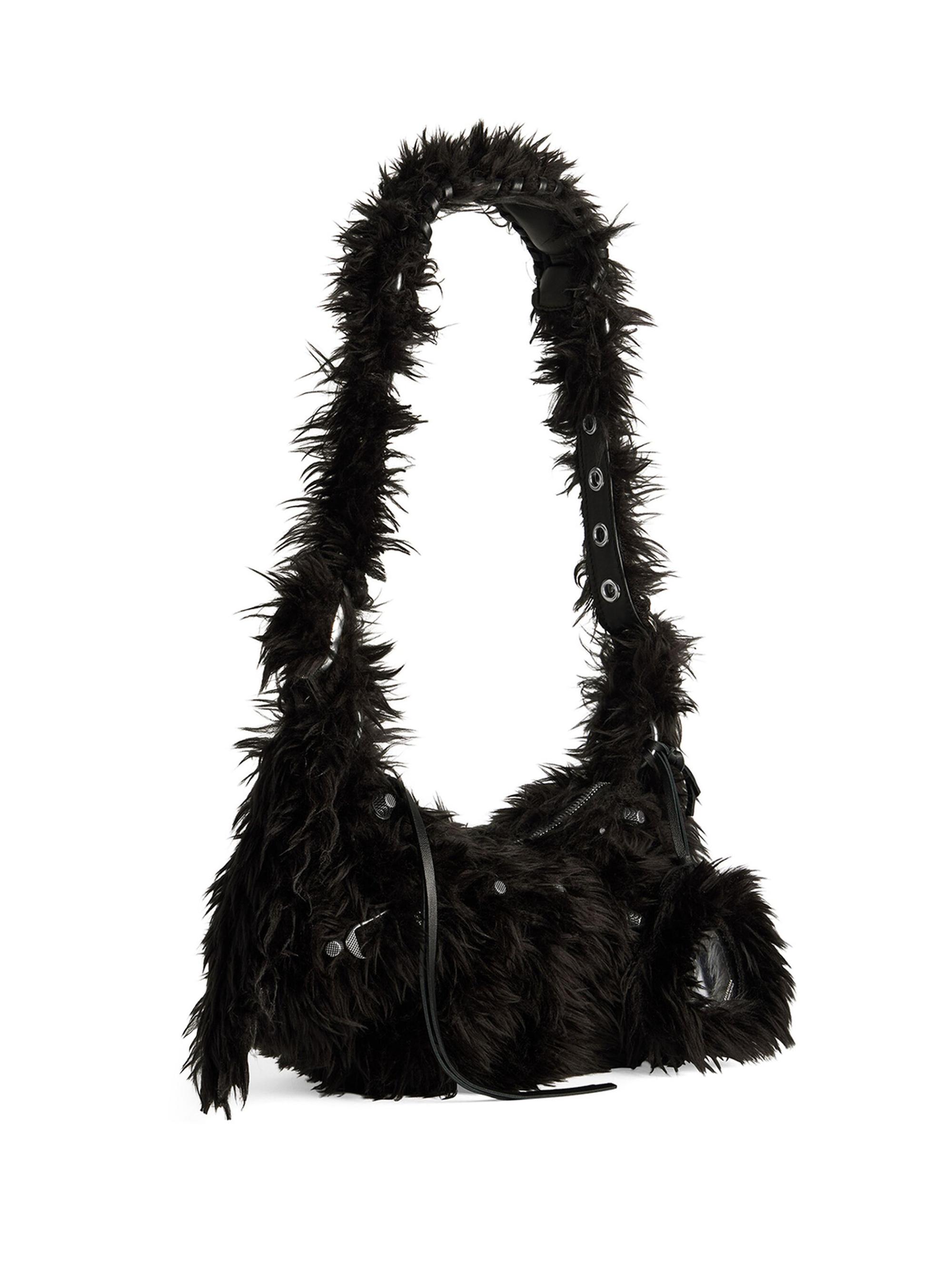 Balenciaga Le Cagole XS Fake Fur Shoulder Bag | Saks Fifth Avenue
