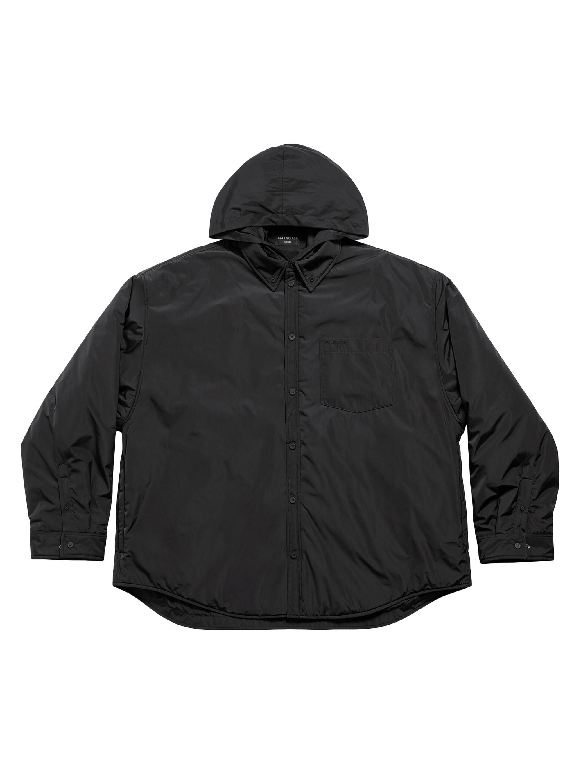 Balenciaga Oversized Shirt Parka - Black