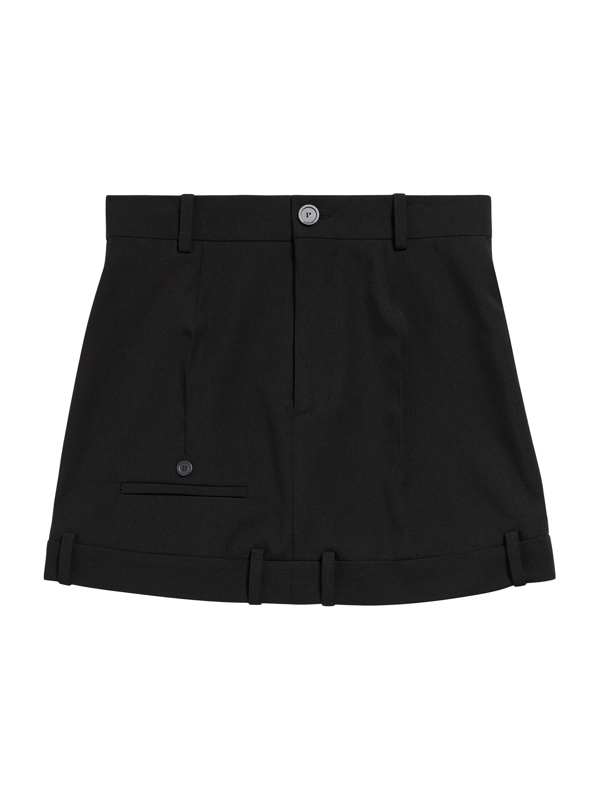 Balenciaga Women's Deconstructed Skirt - Black