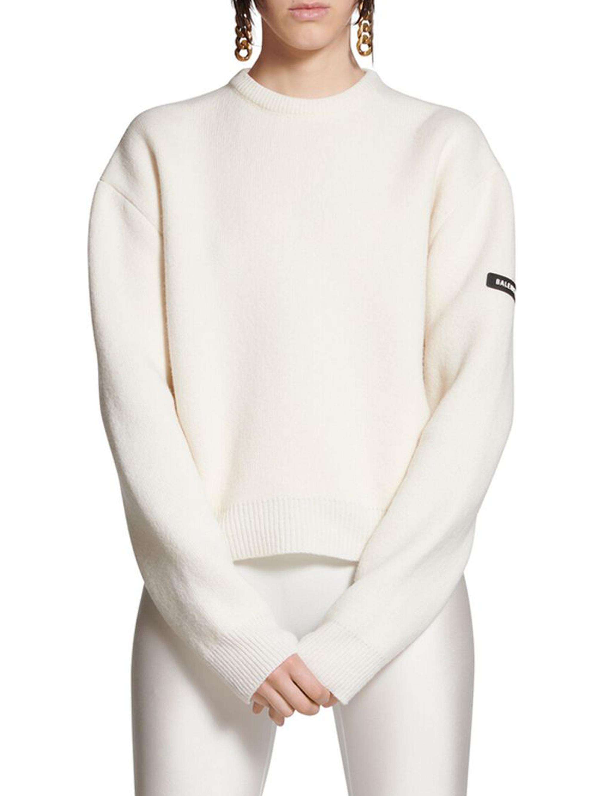 Balenciaga Cropped Sweater | Saks Fifth Avenue