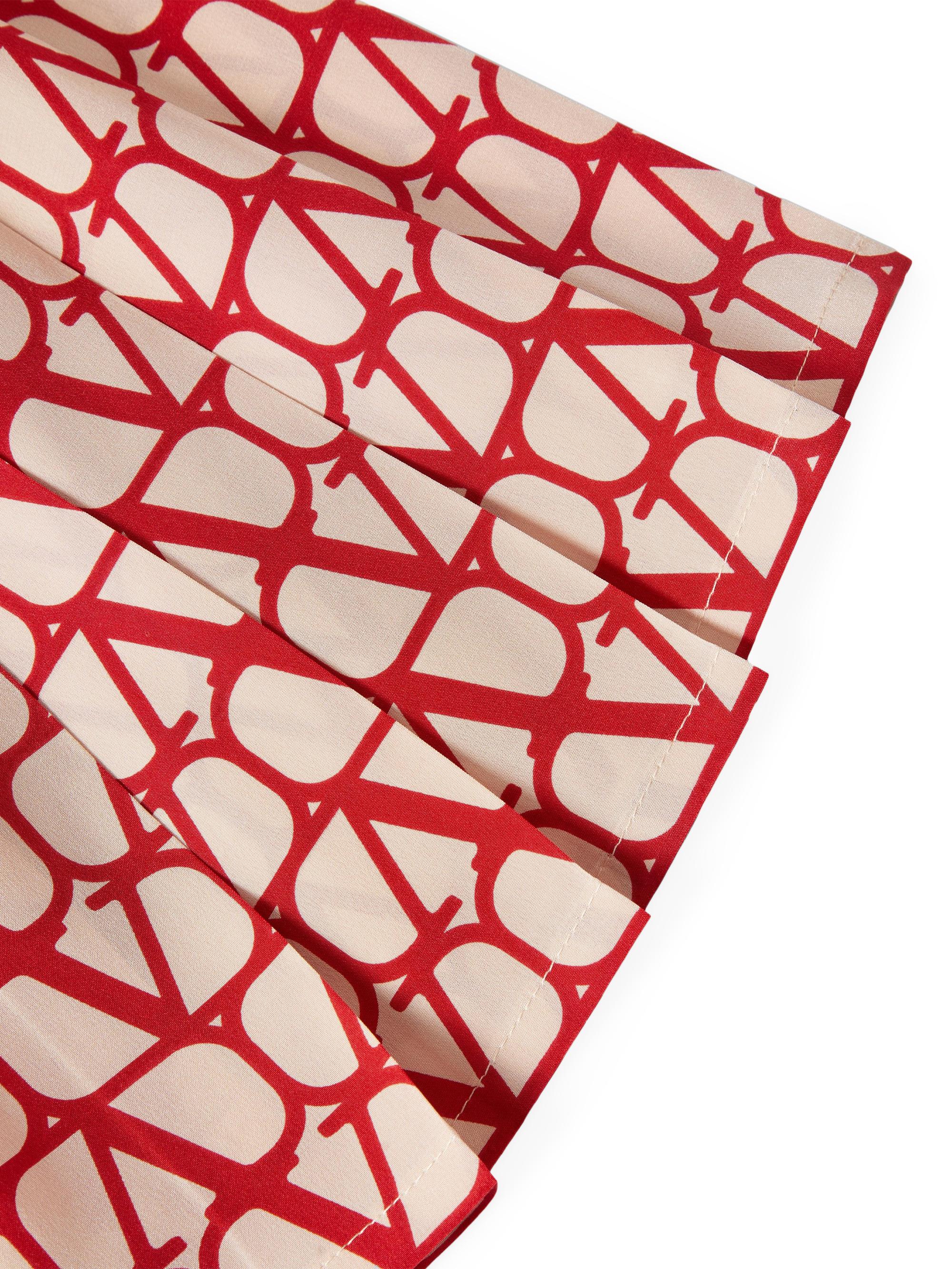 Valentino Garavani V-Logo Print Midi Skirt | Saks Fifth Avenue